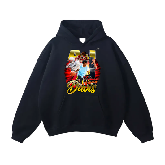Aj Davis Oversize Fleeced Hoodie