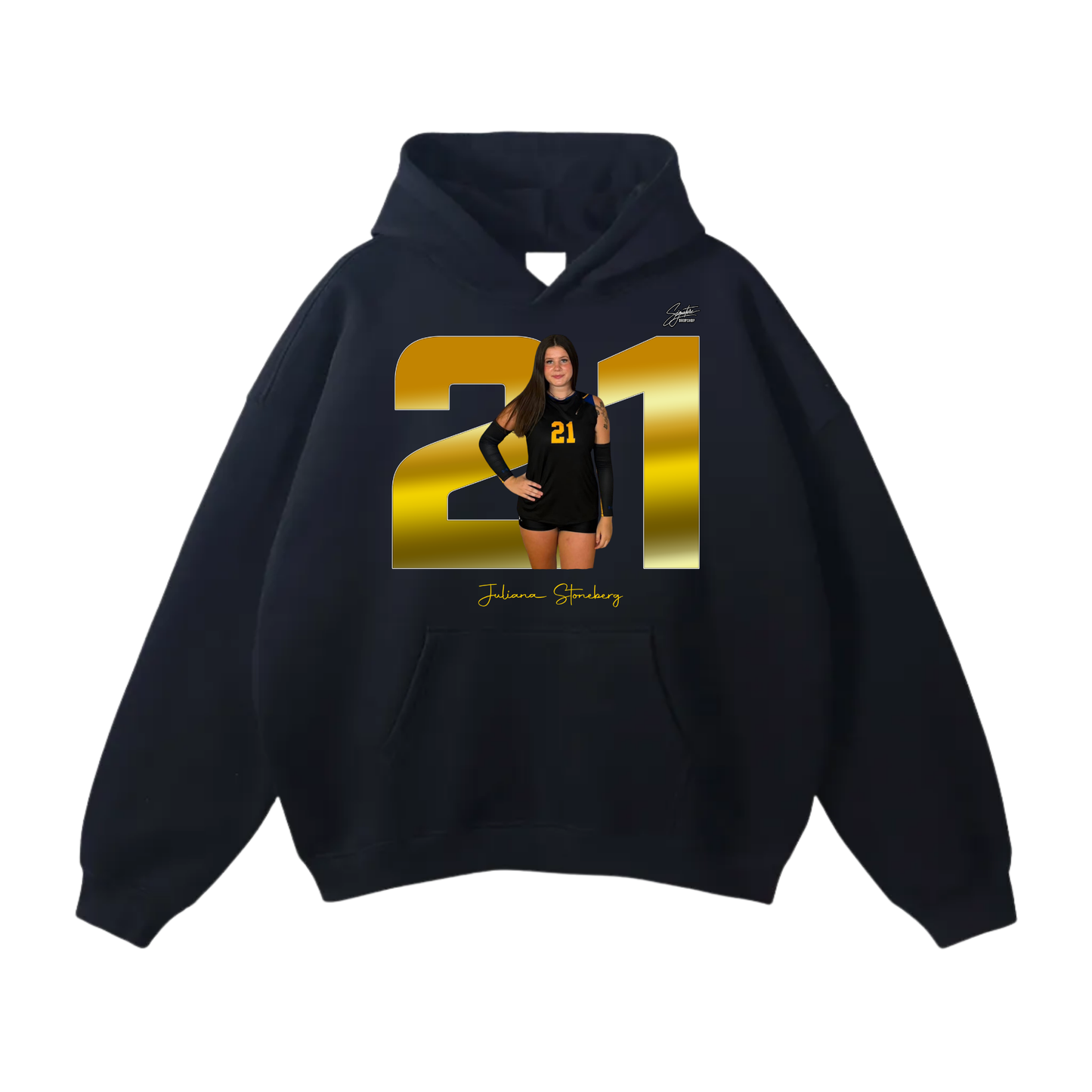 Juliana Stoneberg Oversize Fleeced Hoodie