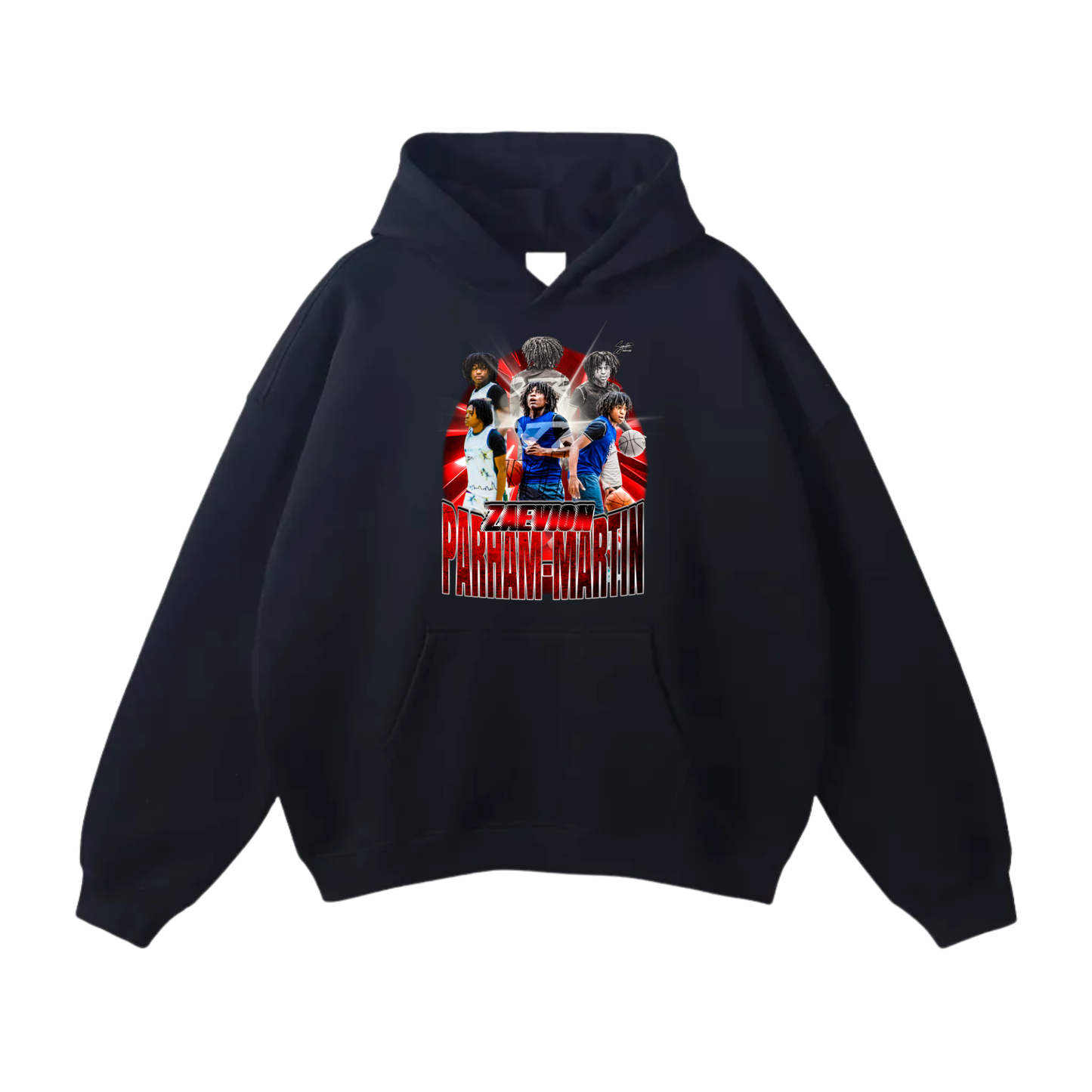 Zaevion Parham-martin Oversize Fleeced Hoodie