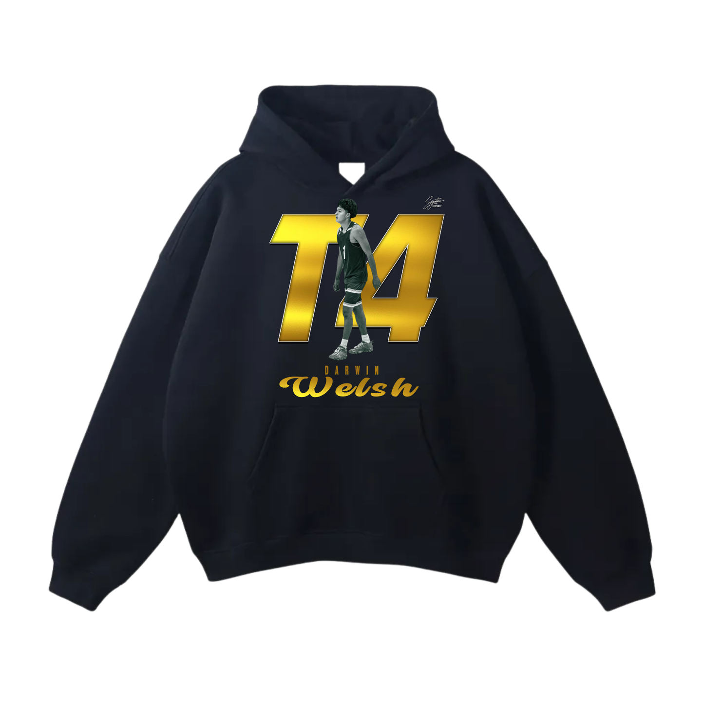 Darwin Welsh Oversize Fleeced Hoodie