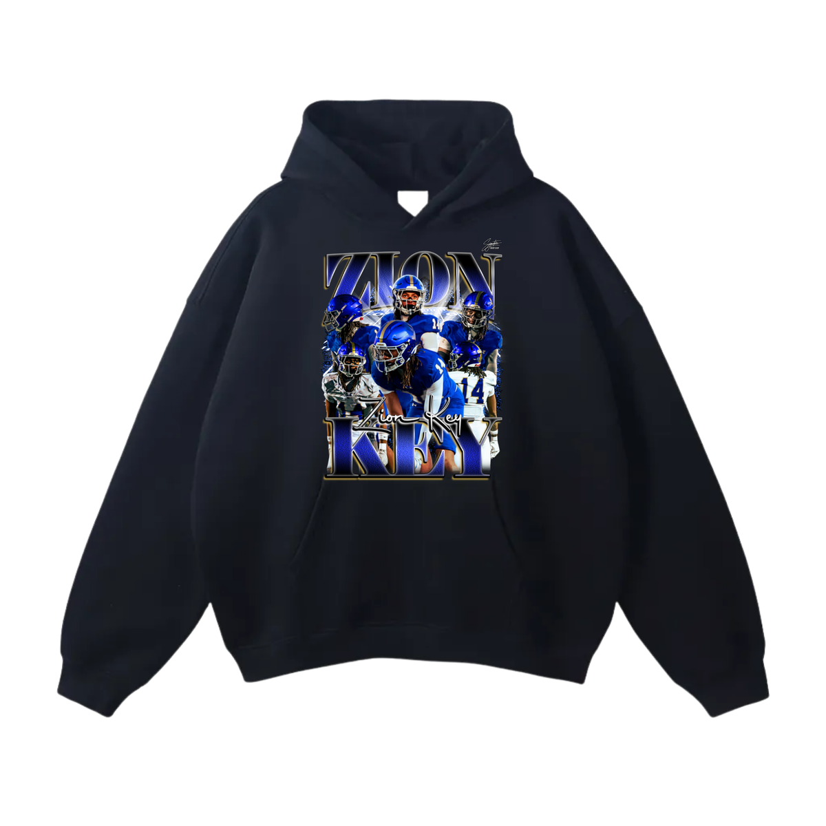 Zion Key Oversize Fleeced Hoodie