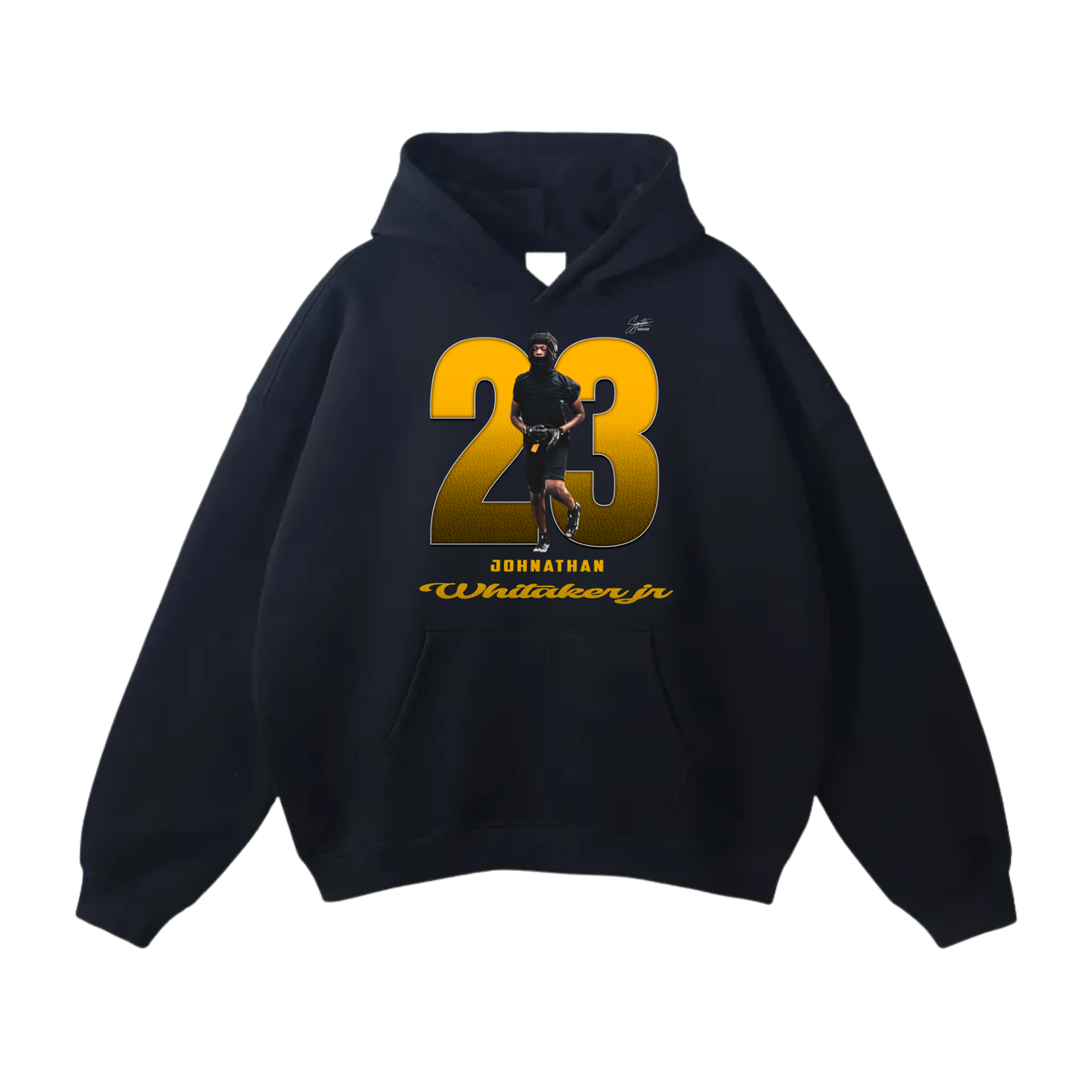 Johnathan Whitaker jr Oversize Fleeced Hoodie