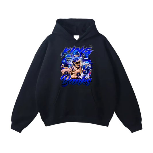 King Banks Oversize Fleeced Hoodie
