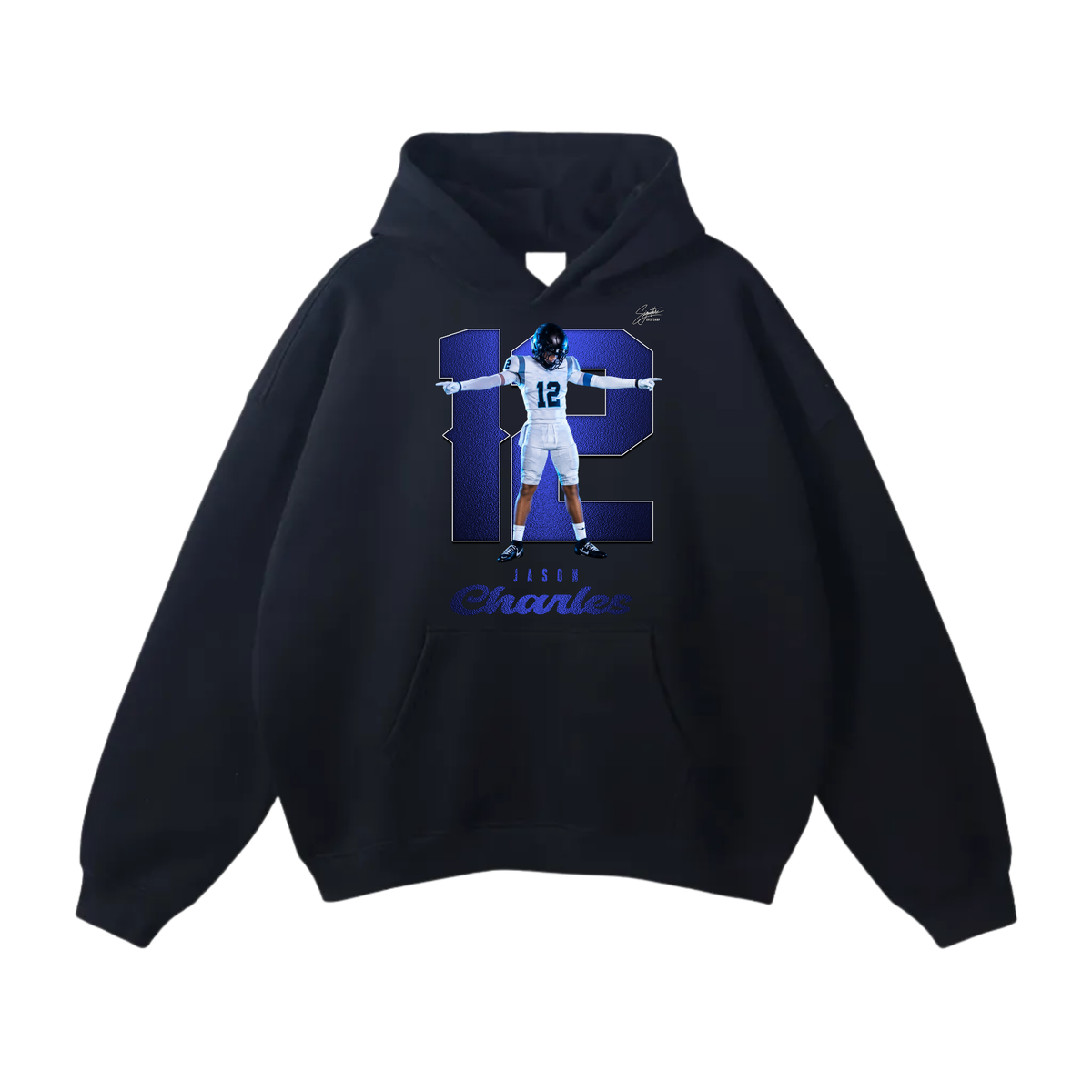 Jason Charles Oversize Fleeced Hoodie