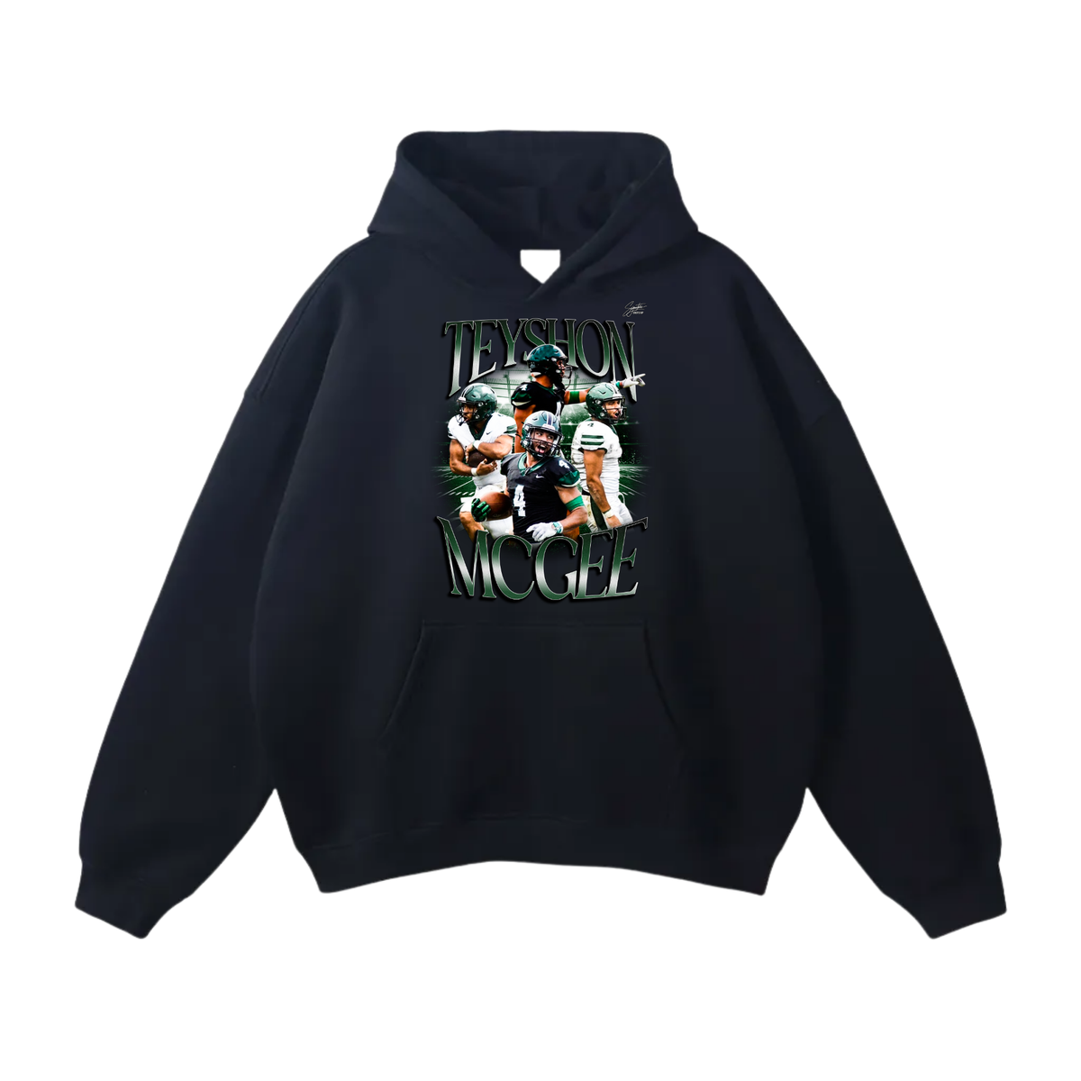 Teyshon Mcgee Oversize Fleeced Hoodie