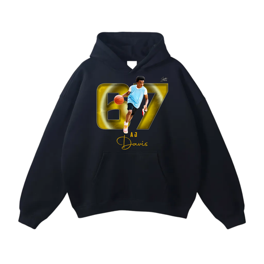 Aj Davis Oversize Fleeced Hoodie