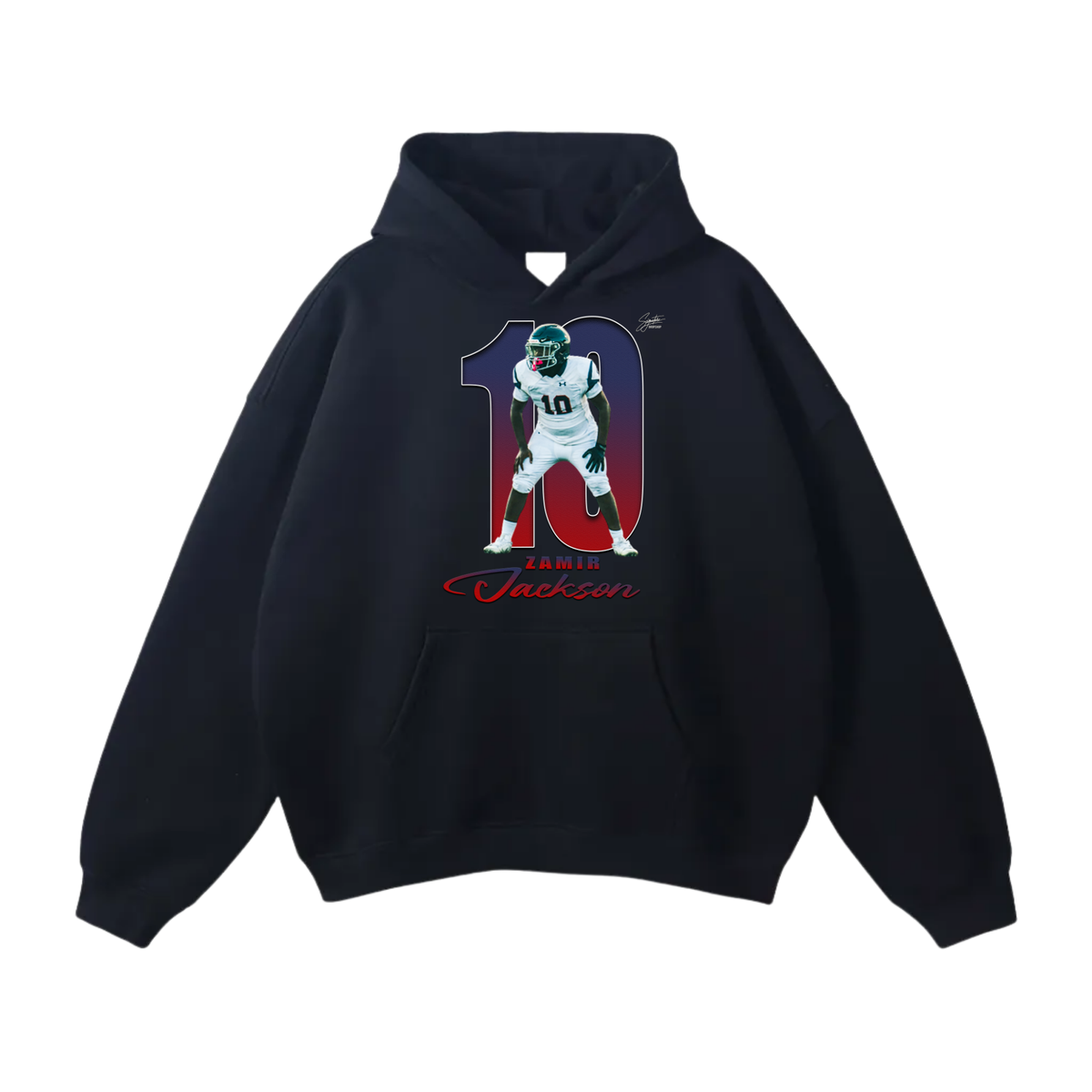 Zamir Jackson Oversize Fleeced Hoodie