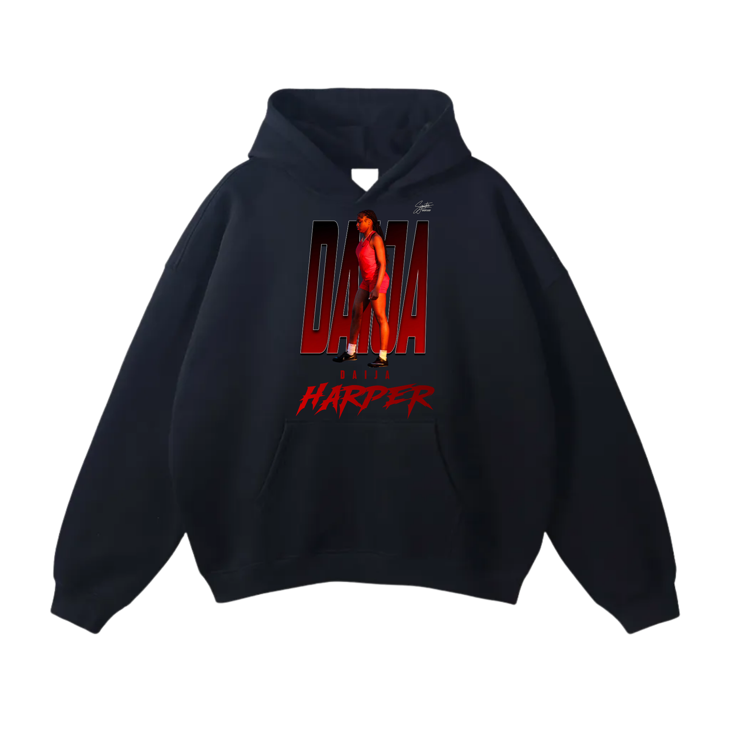 Daija Harper Oversize Fleeced Hoodie