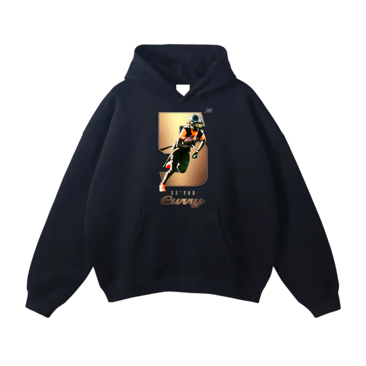 Ke’Von Curry Oversize Fleeced Hoodie