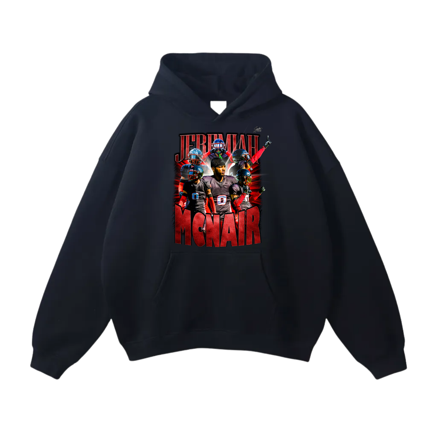 Jeremiah McNair Oversize Fleeced Hoodie