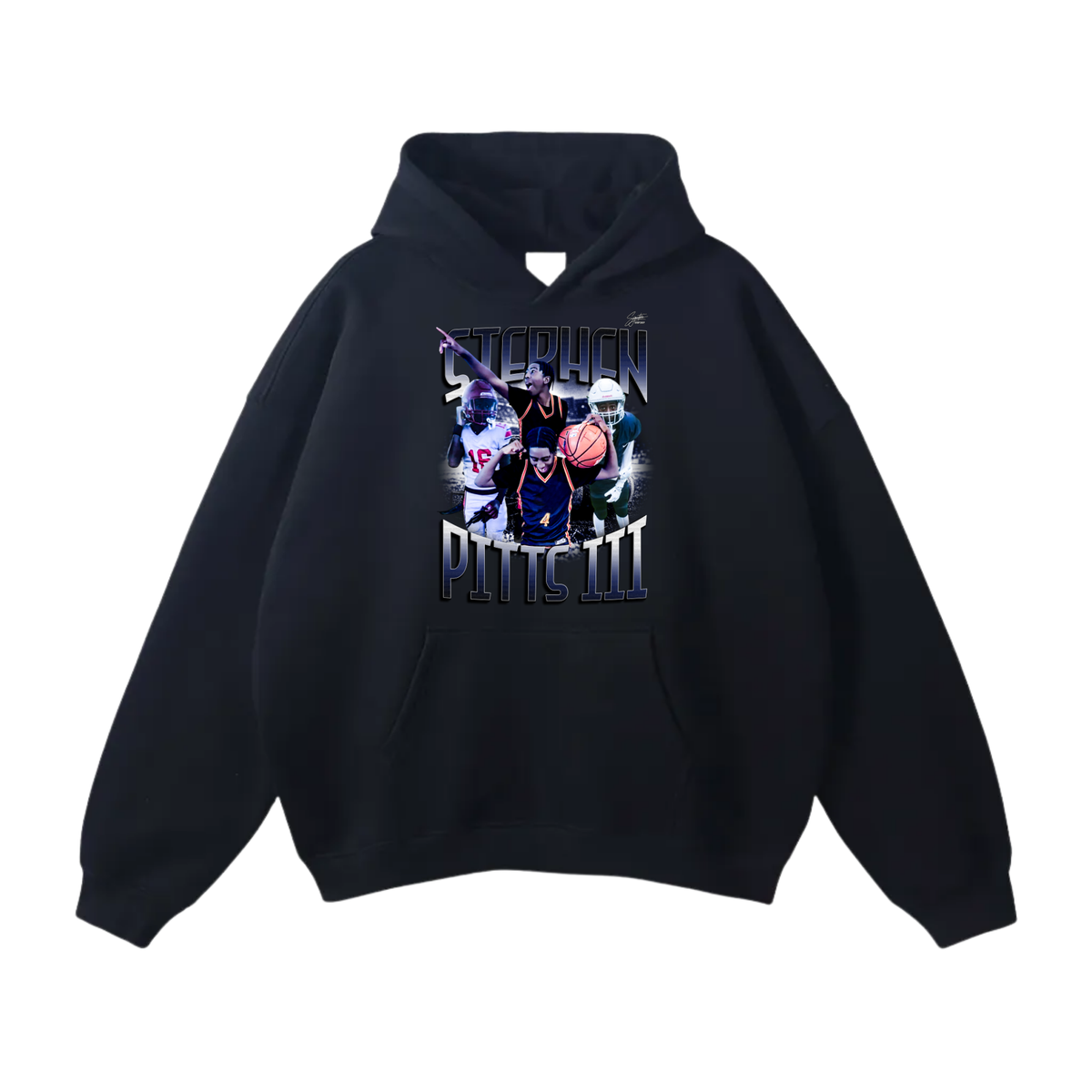 Stephen Pitts lll Oversize Fleeced Hoodie