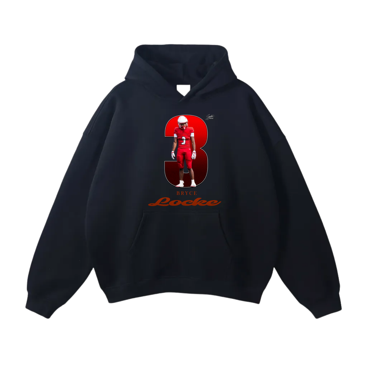 Bryce Locke Oversize Fleeced Hoodie