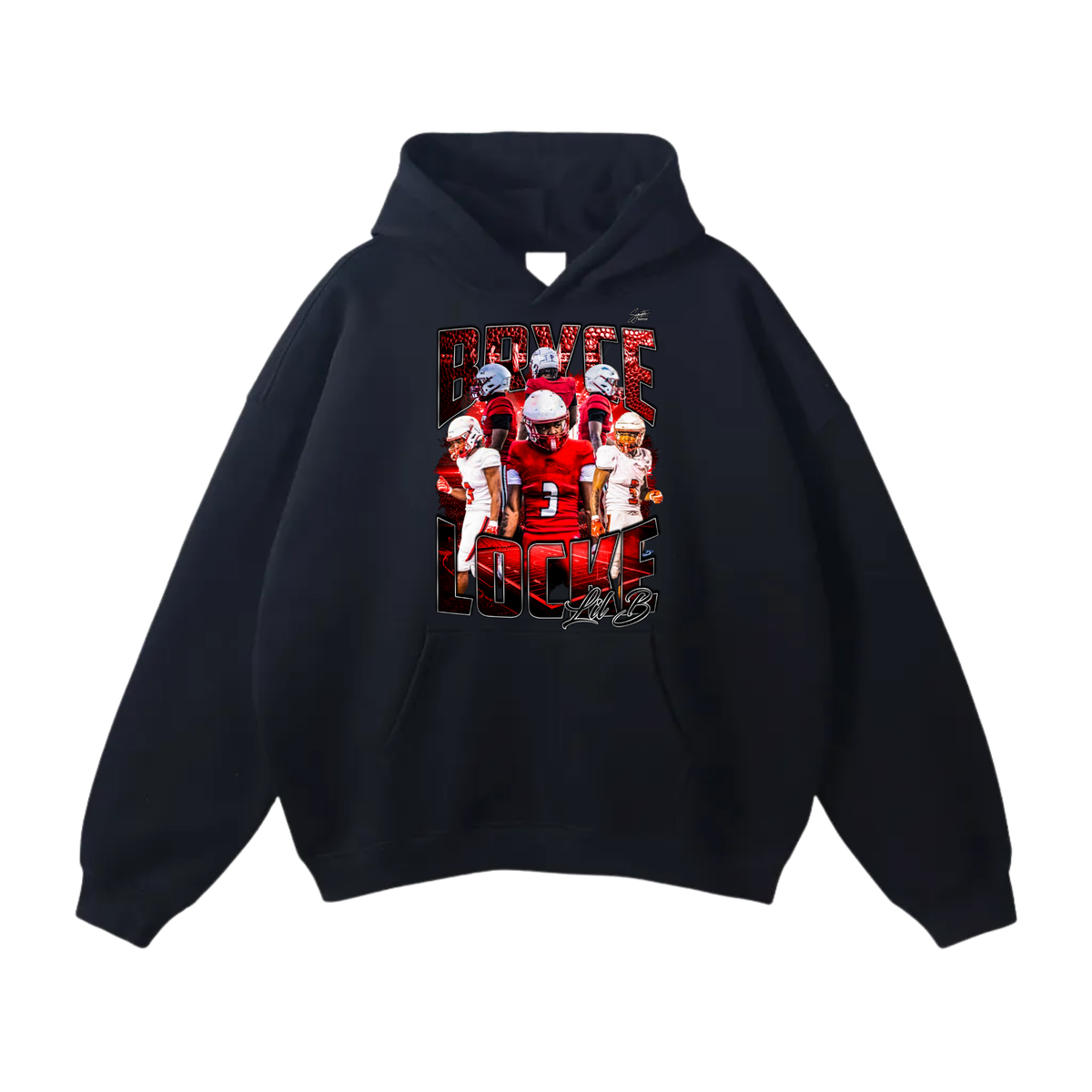 Bryce Locke Oversize Fleeced Hoodie