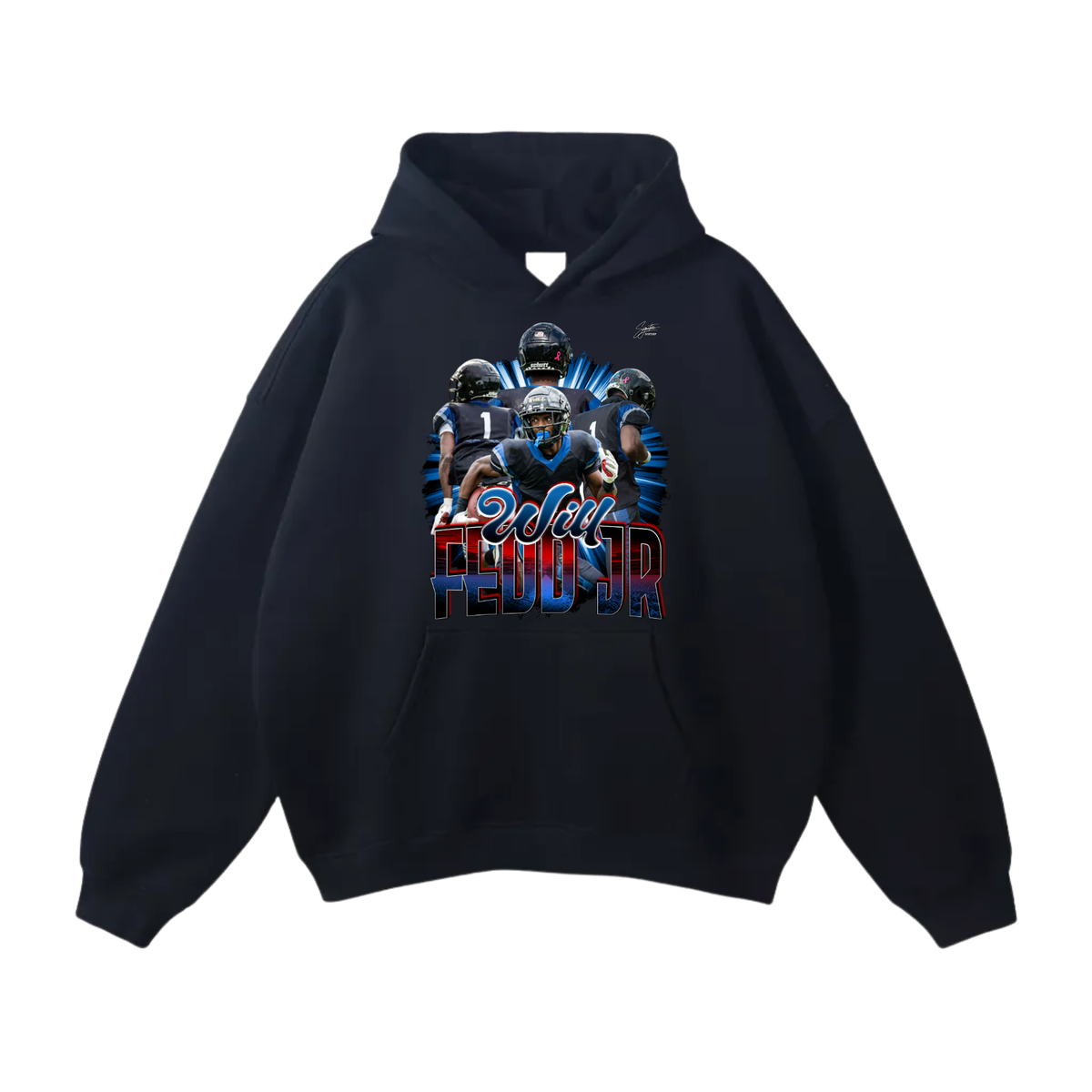 Will Fedd Jr Oversize Fleeced Hoodie