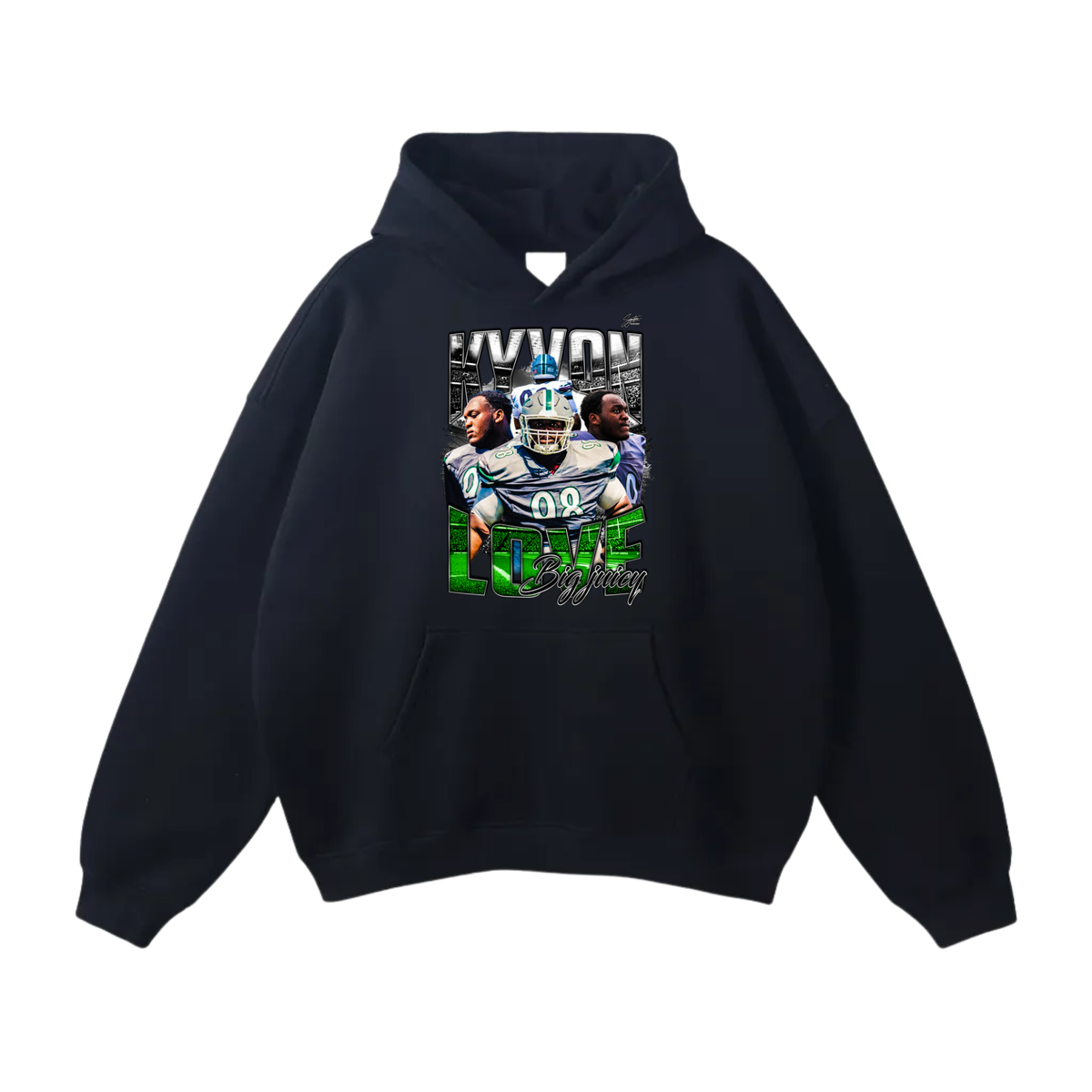 Kyvon Love Oversize Fleeced Hoodie