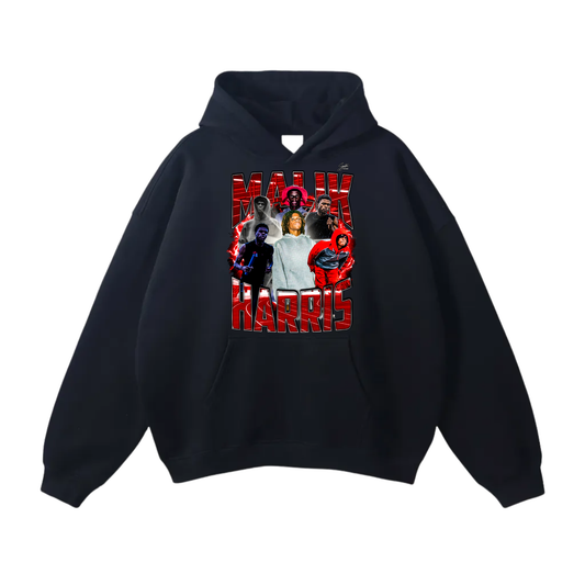 Malik Harris Oversize Fleeced Hoodie