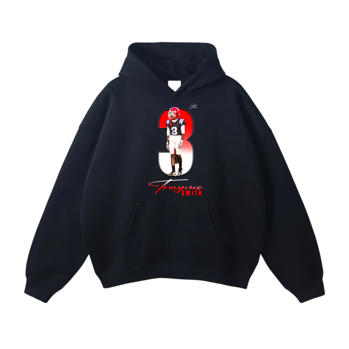 Trayvus Smith Oversize Fleeced Hoodie