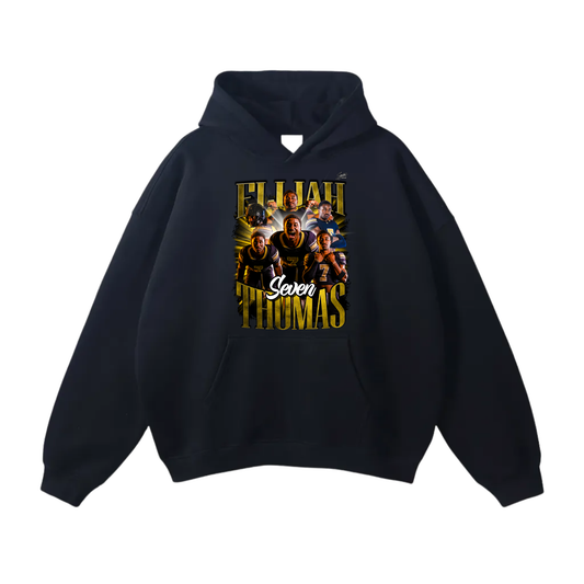 Elijah Thomas Oversize Fleeced Hoodie