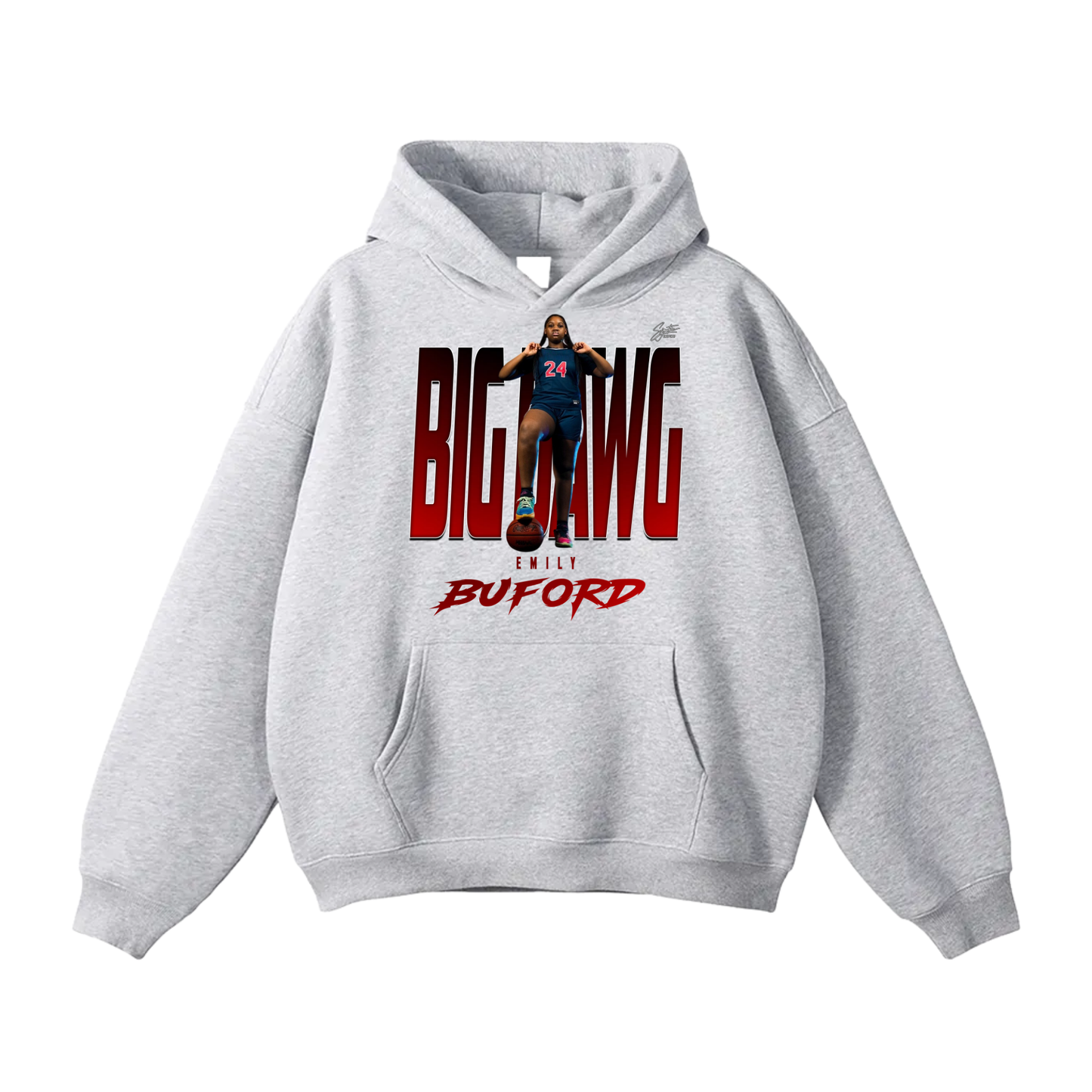 Emily Buford Oversize Fleeced Hoodie
