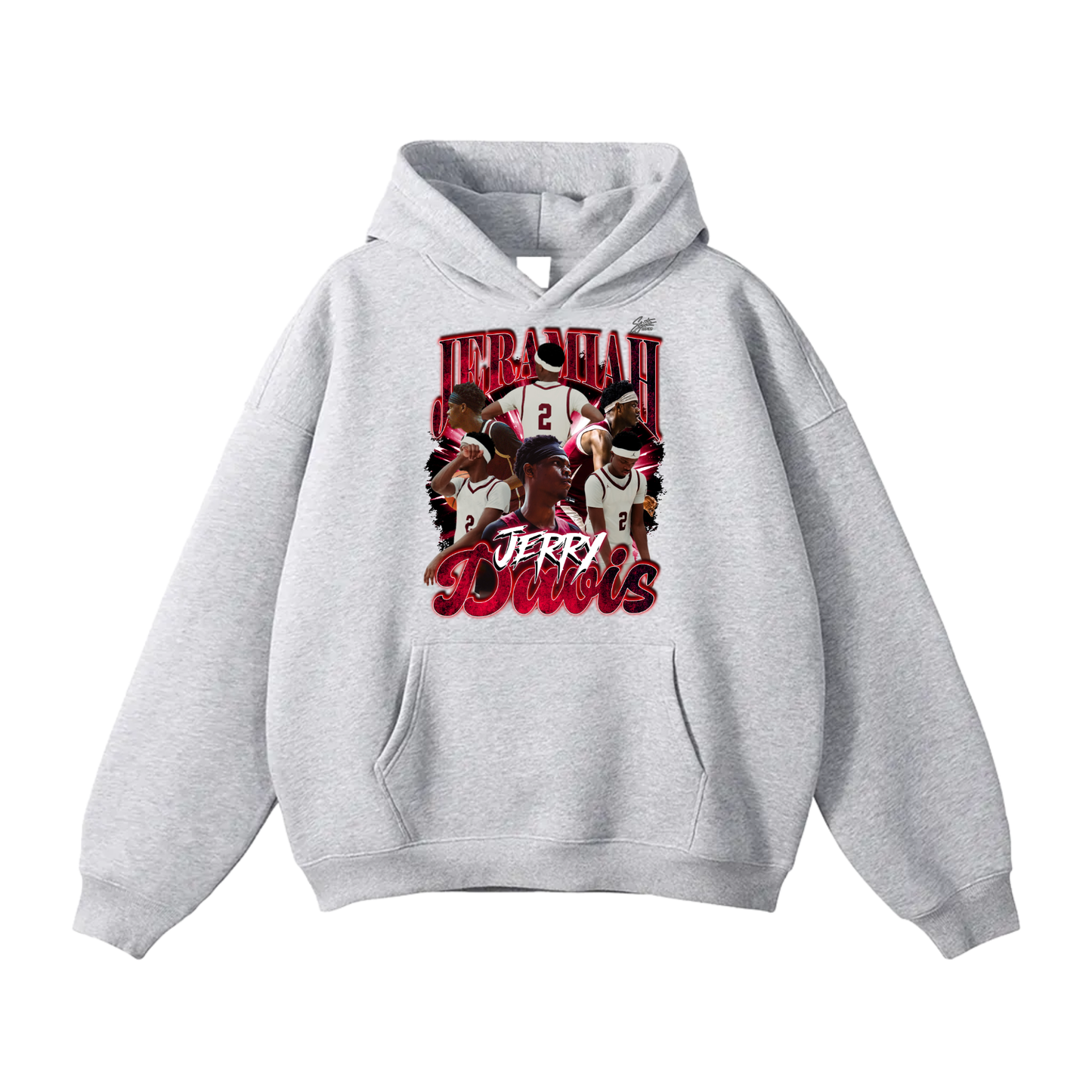 Jeramiah Davis Oversize Fleeced Hoodie