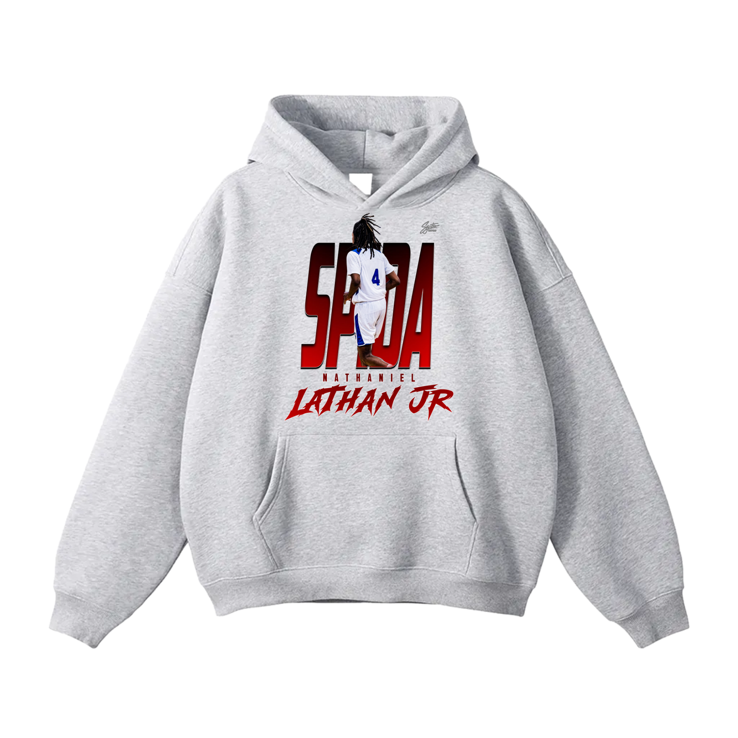 Nathaniel Lathan Jr Oversize Fleeced Hoodie