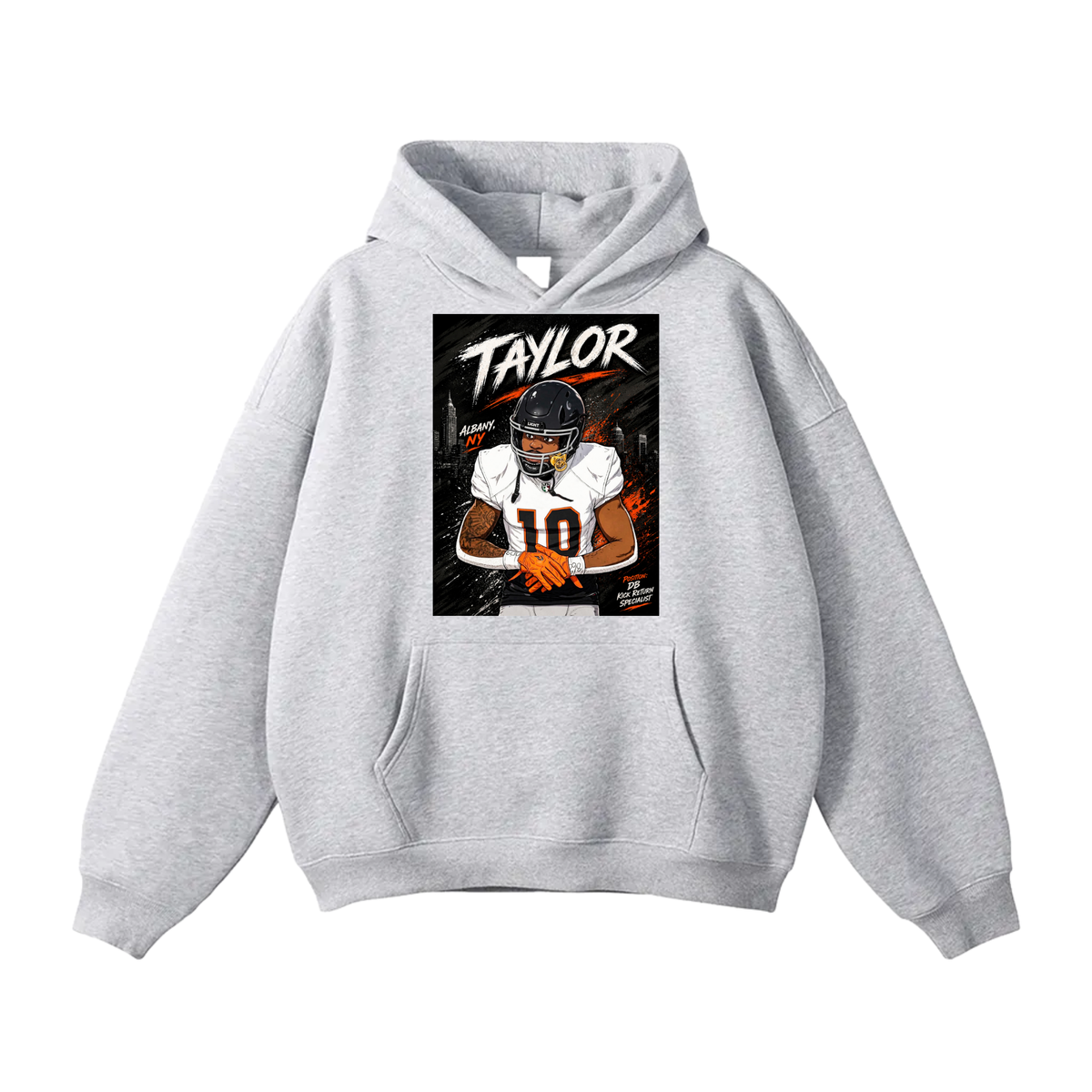 Taurian Taylor Oversize Fleeced Hoodie