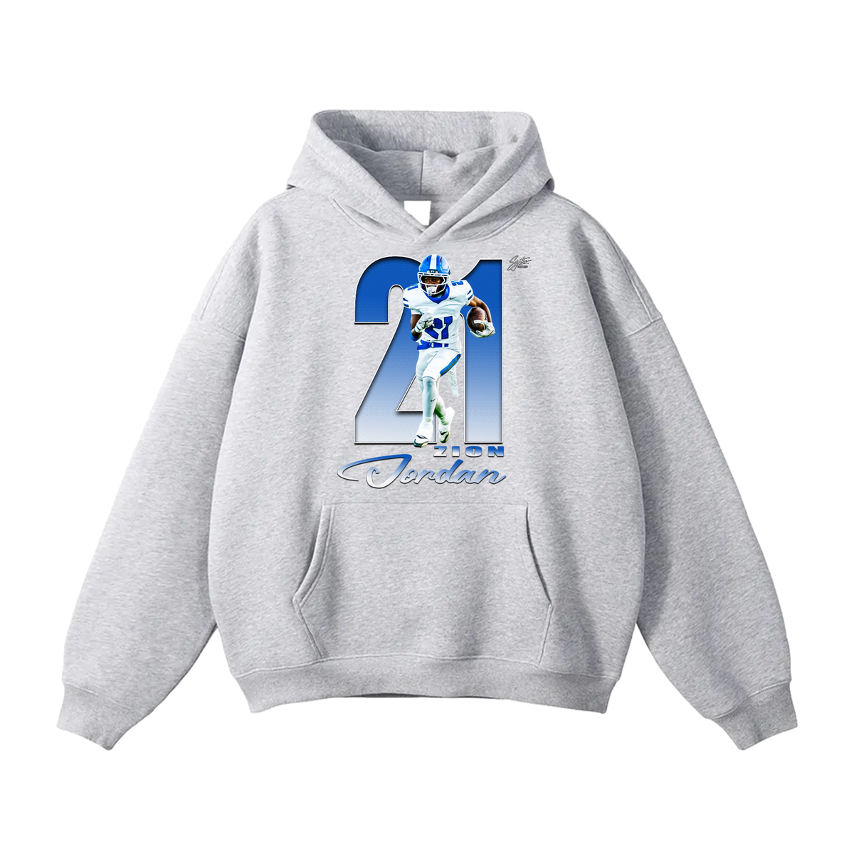 Zion Jordan Oversize Fleeced Hoodie