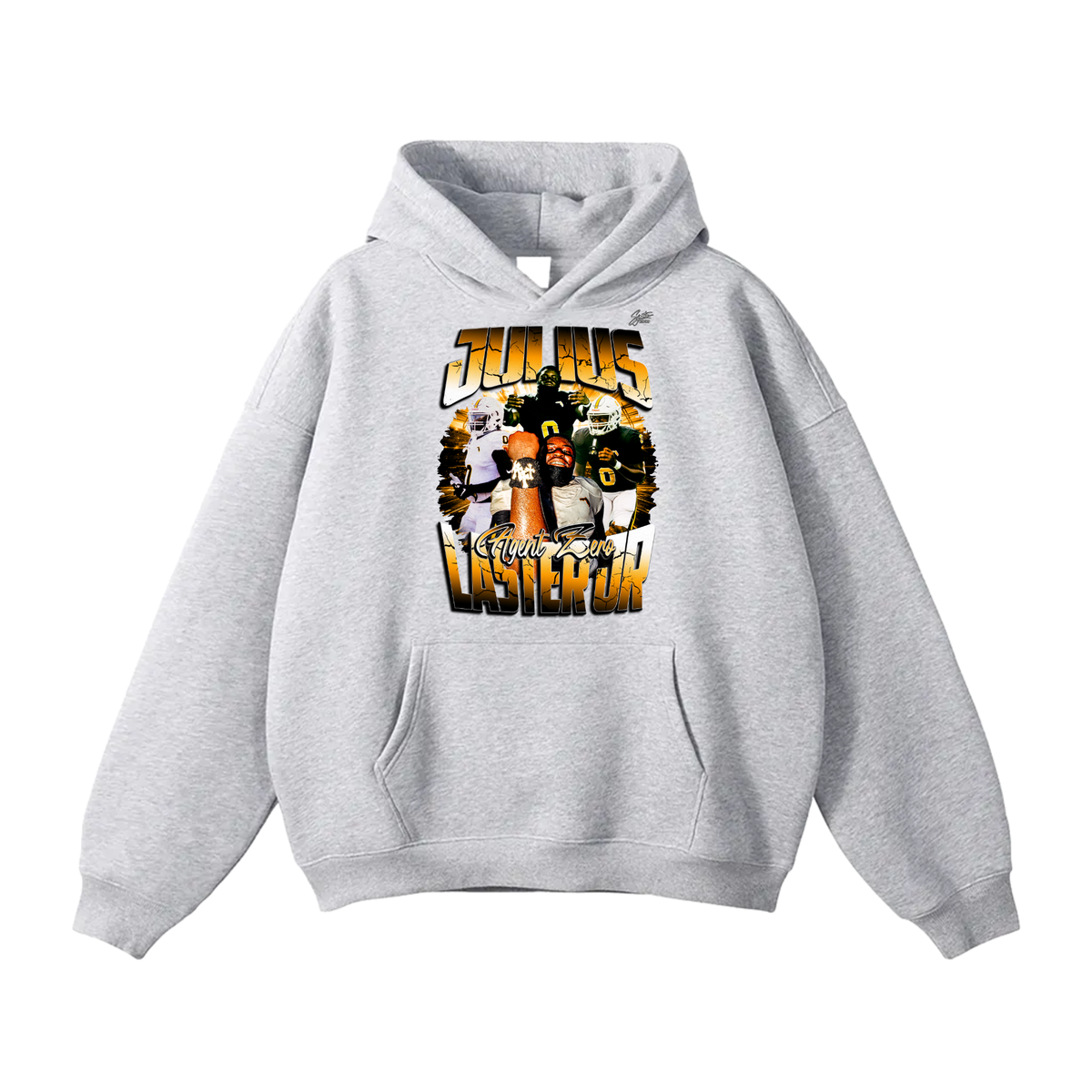 Julius Laster Jr Oversize Fleeced Hoodie