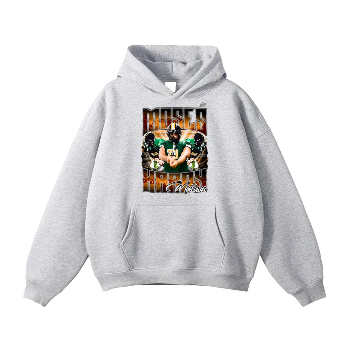 Moses Hardy Oversize Fleeced Hoodie