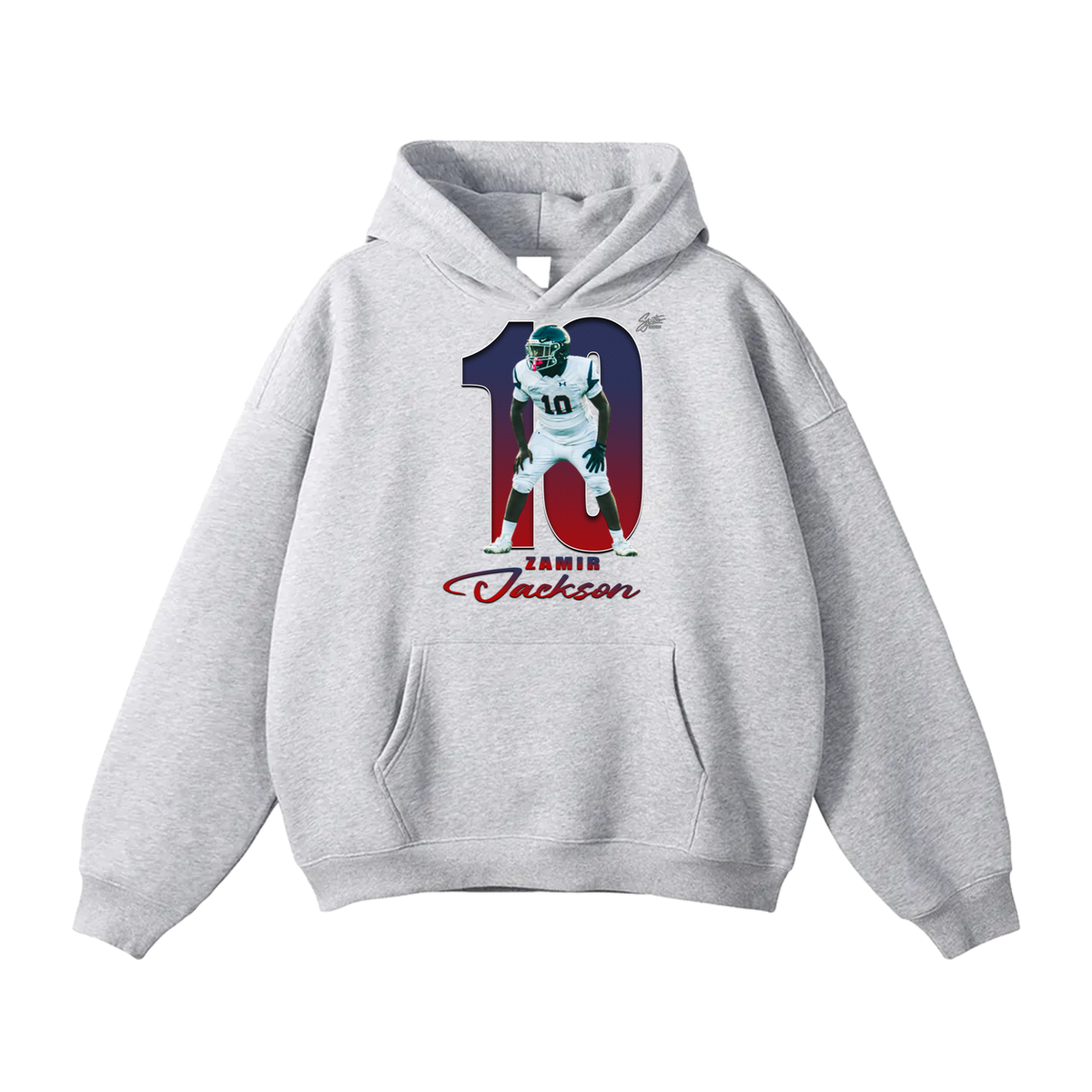 Zamir Jackson Oversize Fleeced Hoodie