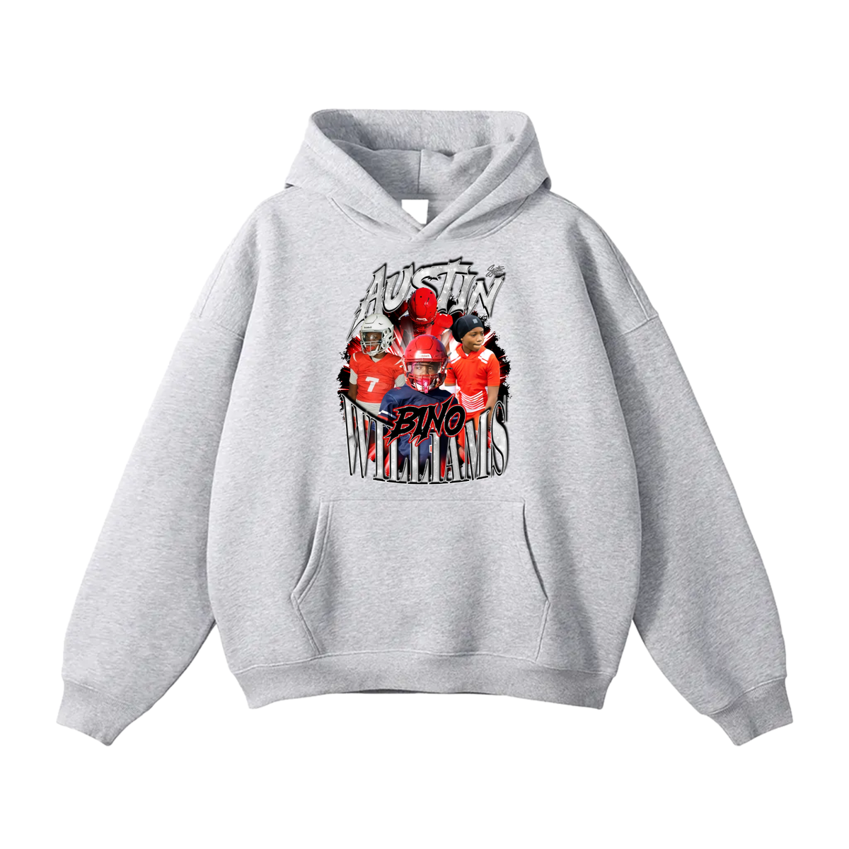 Austin Williams Oversize Fleeced Hoodie