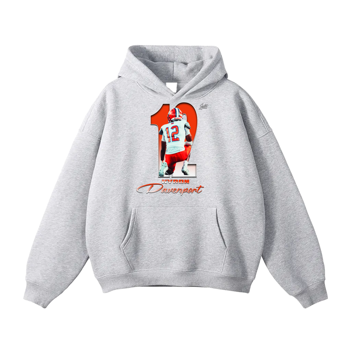 Kyron Davenport Oversize Fleeced Hoodie