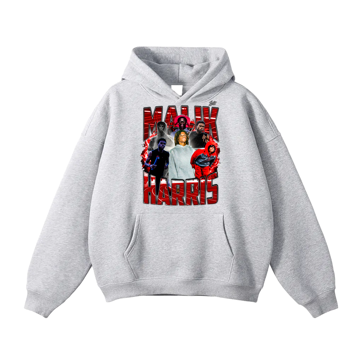 Malik Harris Oversize Fleeced Hoodie