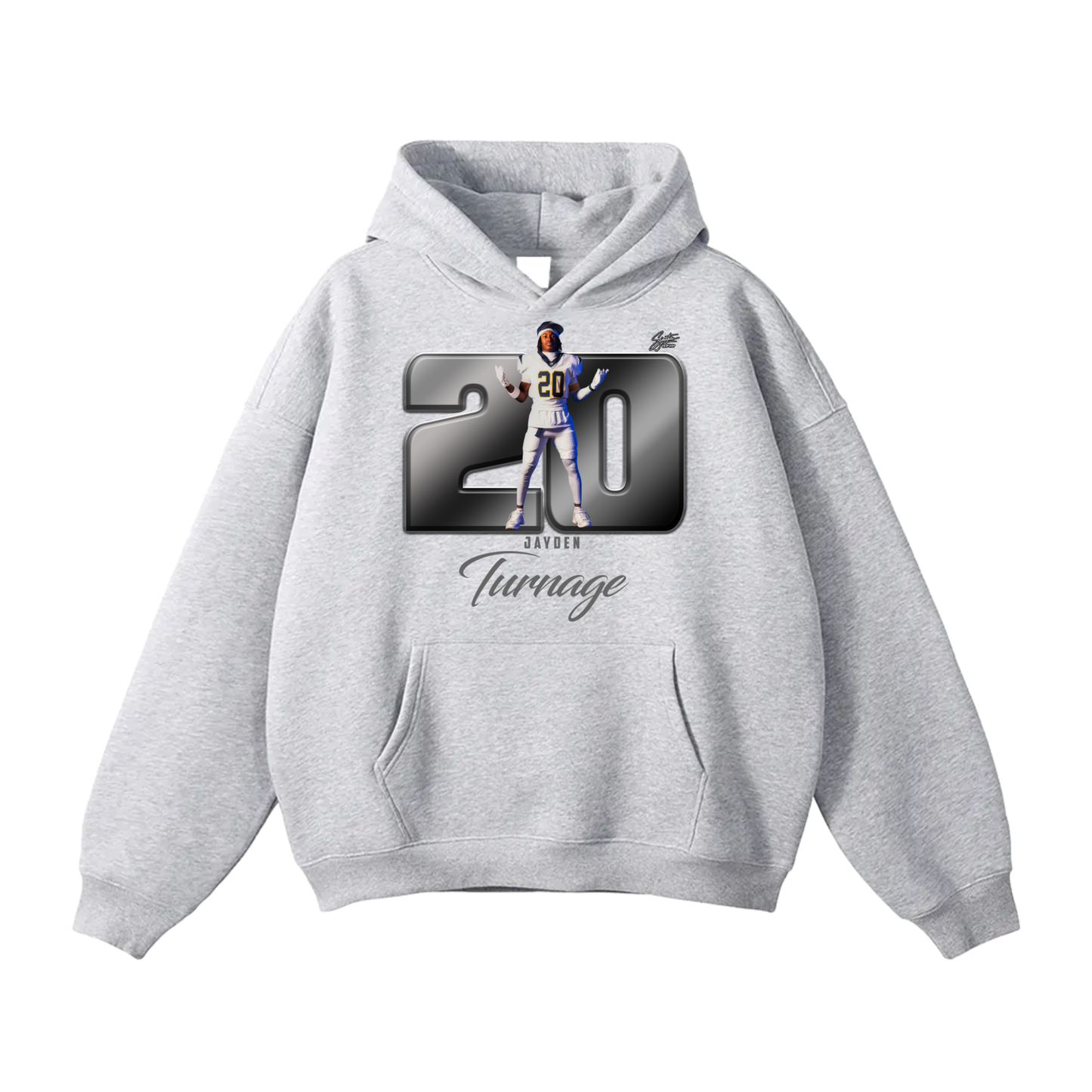 Jayden Turnage Oversize Fleeced Hoodie