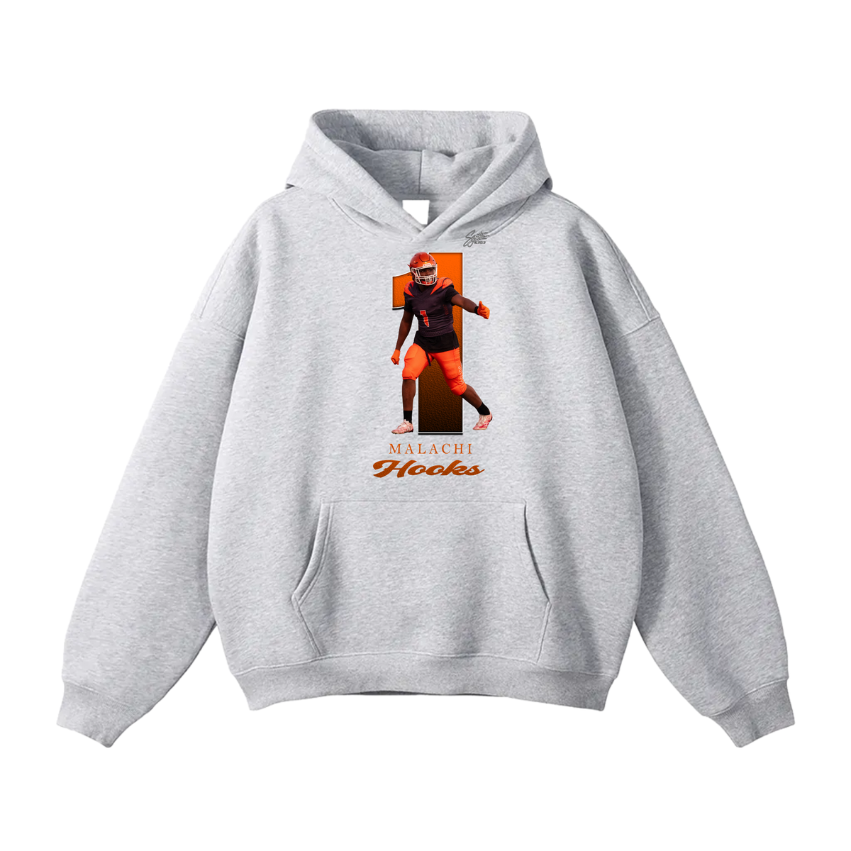 Malachi Hooks Oversize Fleeced Hoodie