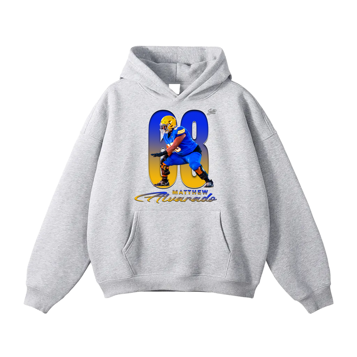 Matthew Alvarado Oversize Fleeced Hoodie