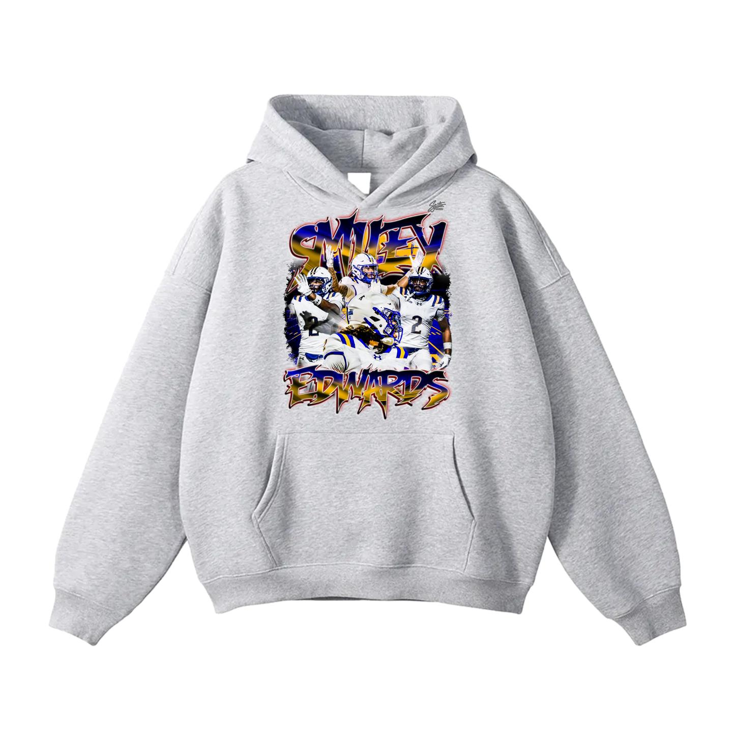 Smiley Edwards Oversize Fleeced Hoodie