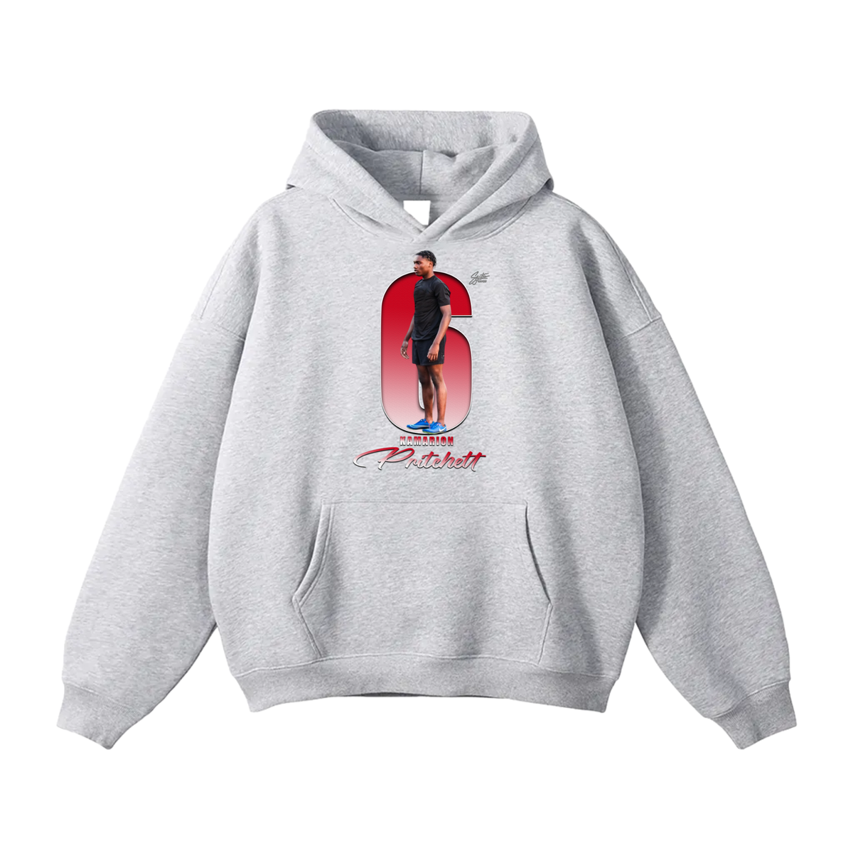Kamarion Pritchett Oversize Fleeced Hoodie