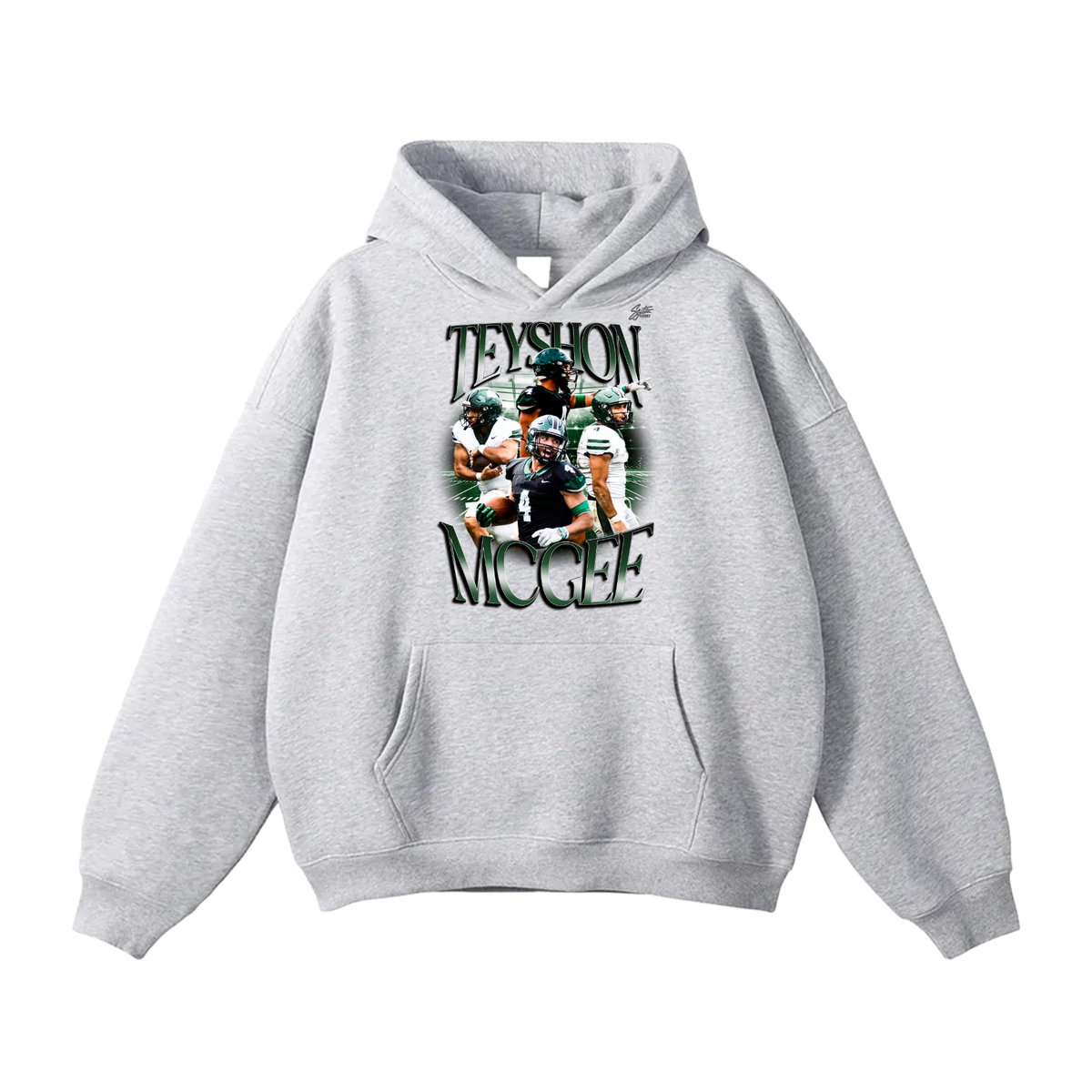Teyshon Mcgee Oversize Fleeced Hoodie