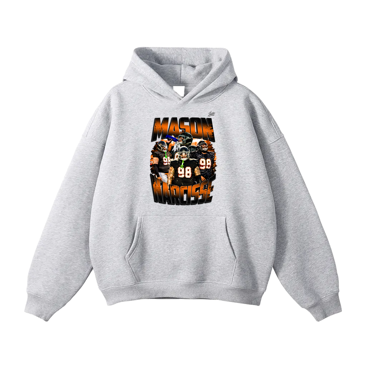 Mason Narcisse Oversize Fleeced Hoodie