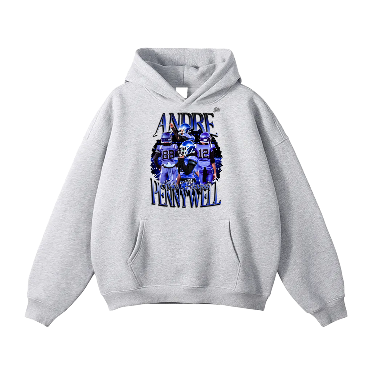 Andre Pennywell Oversize Fleeced Hoodie