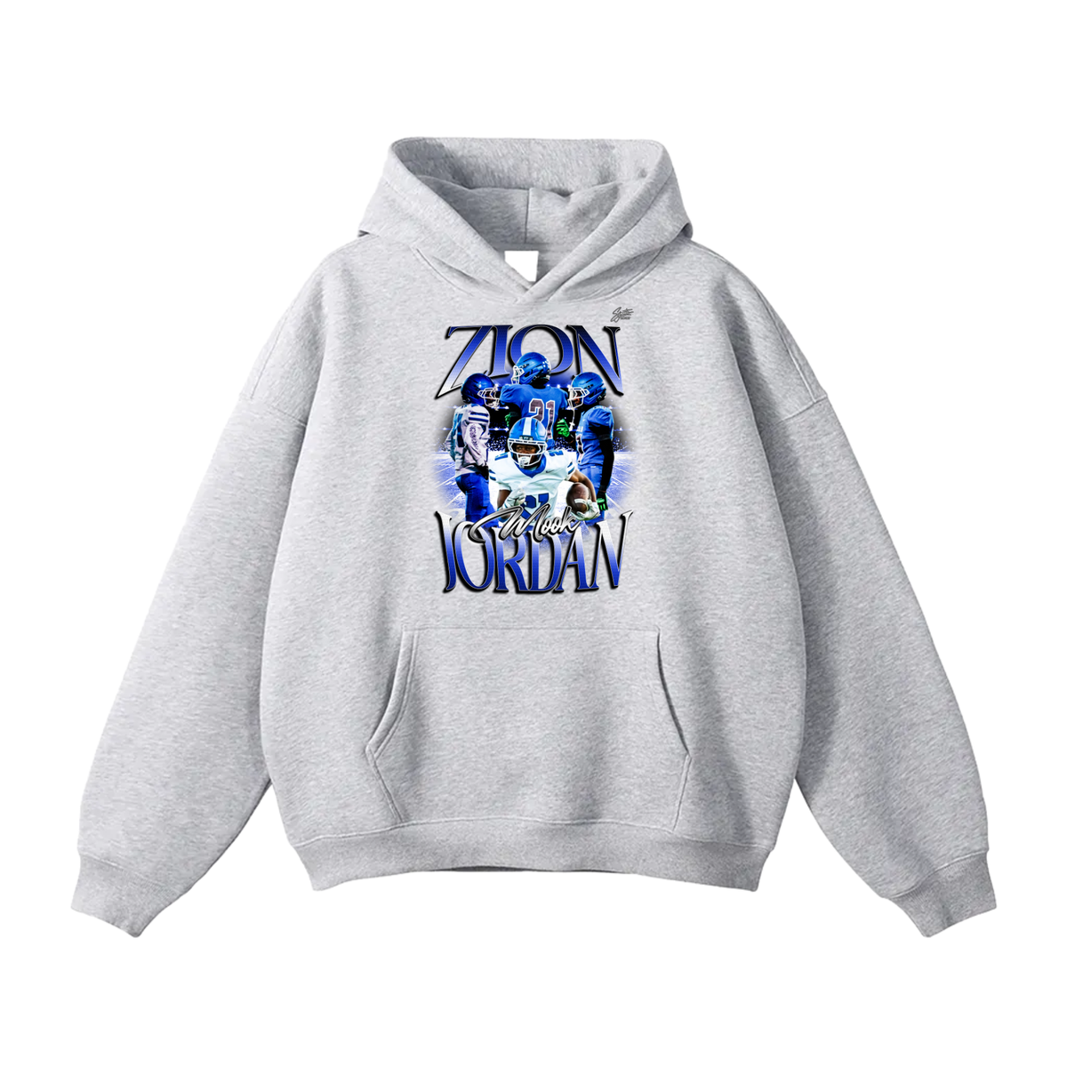 Zion Jordan Oversize Fleeced Hoodie