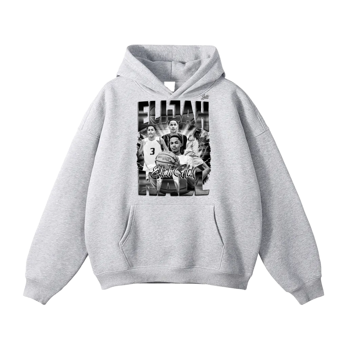 Elijah Hall Oversize Fleeced Hoodie