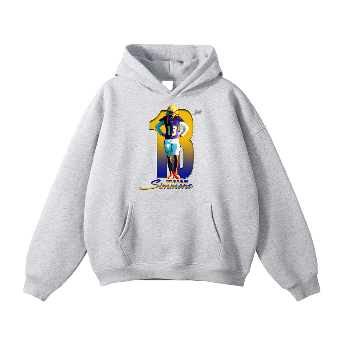 Isaiah Simmons Oversize Fleeced Hoodie