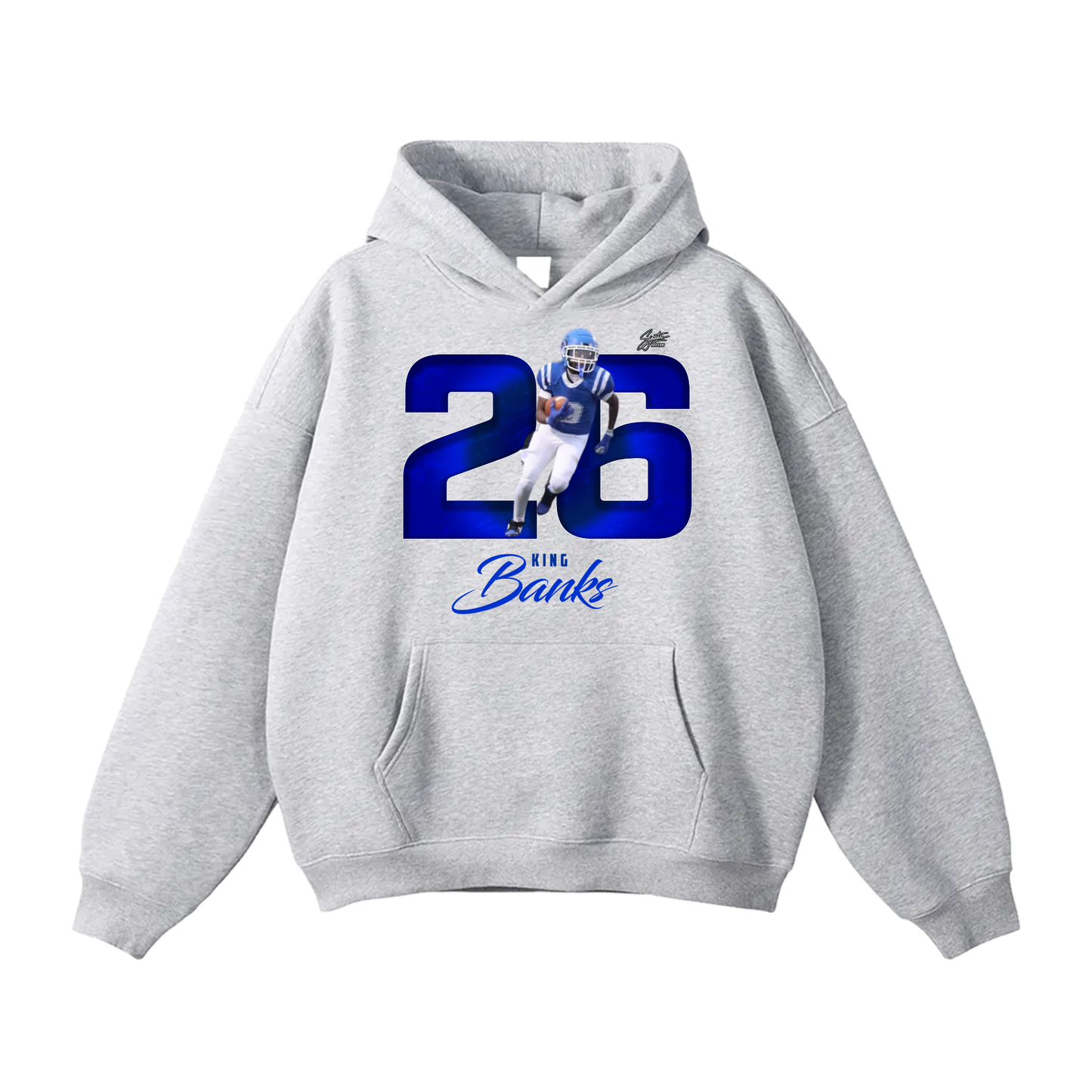 King Banks Oversize Fleeced Hoodie