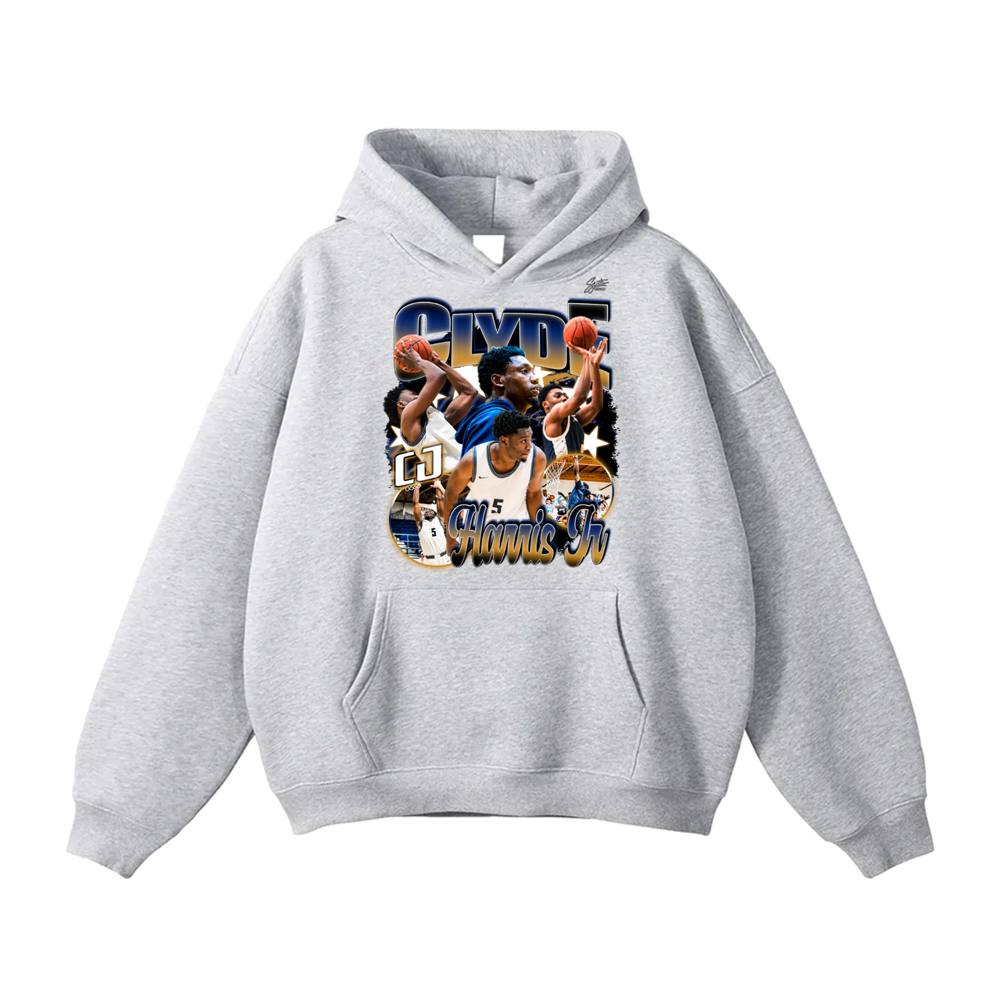 Clyde Harris Jr Oversize Fleeced Hoodie