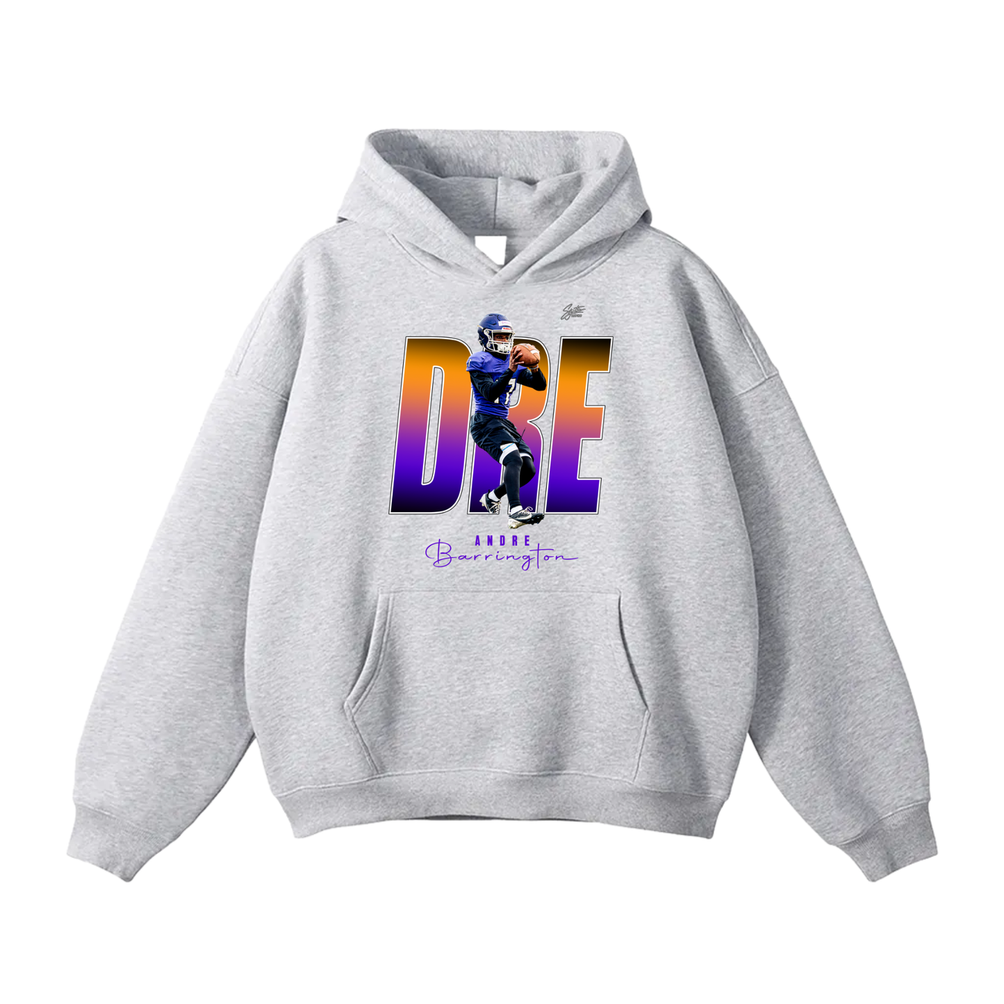 Andre Barrington Oversize Fleeced Hoodie