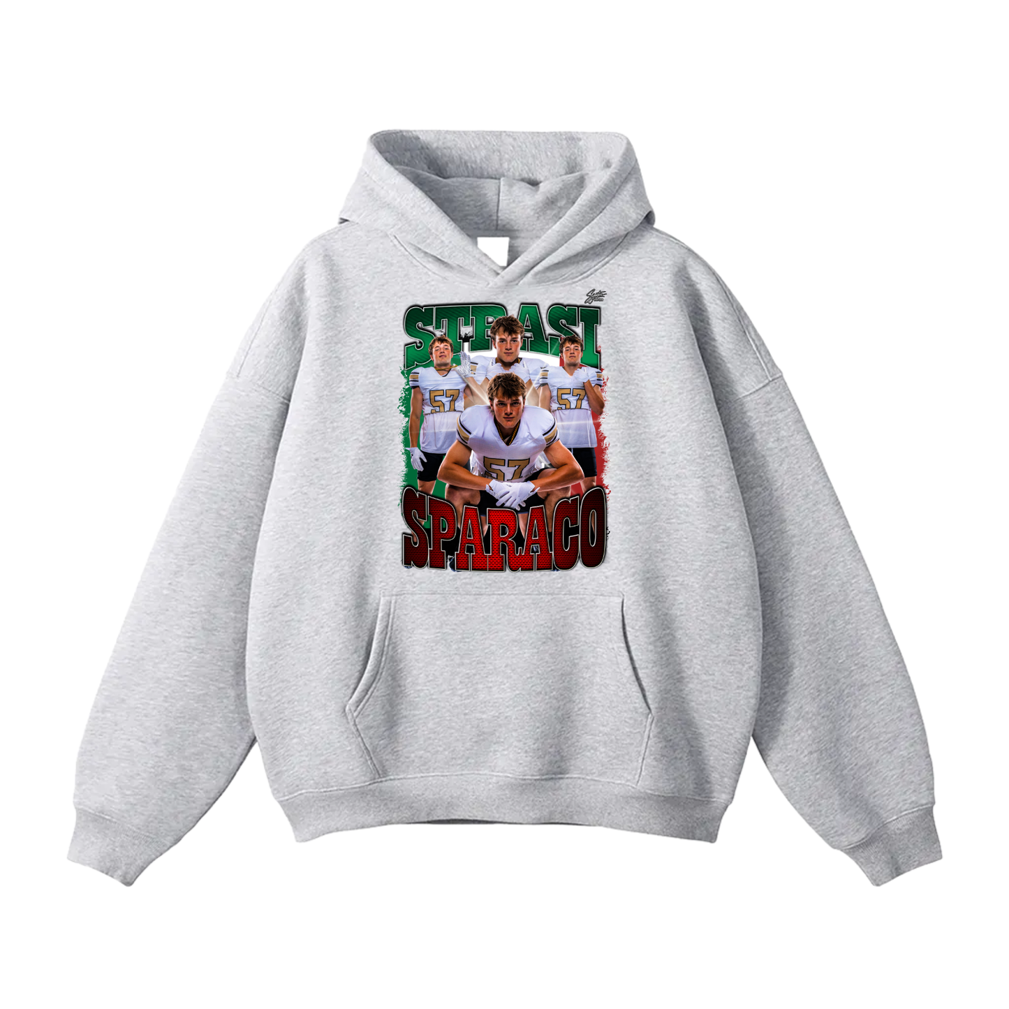 Strasi Sparaco Oversize Fleeced Hoodie