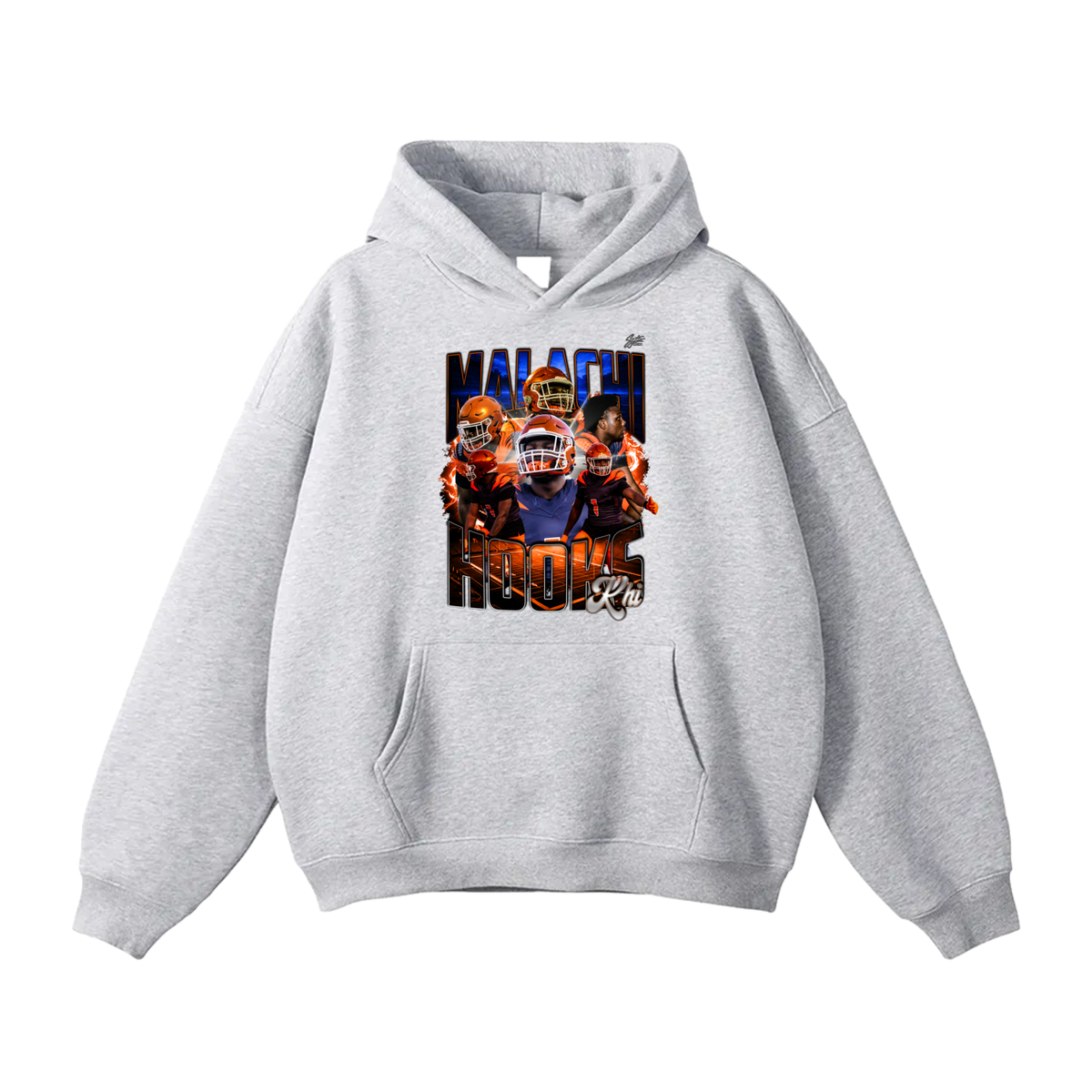 Malachi Hooks Oversize Fleeced Hoodie