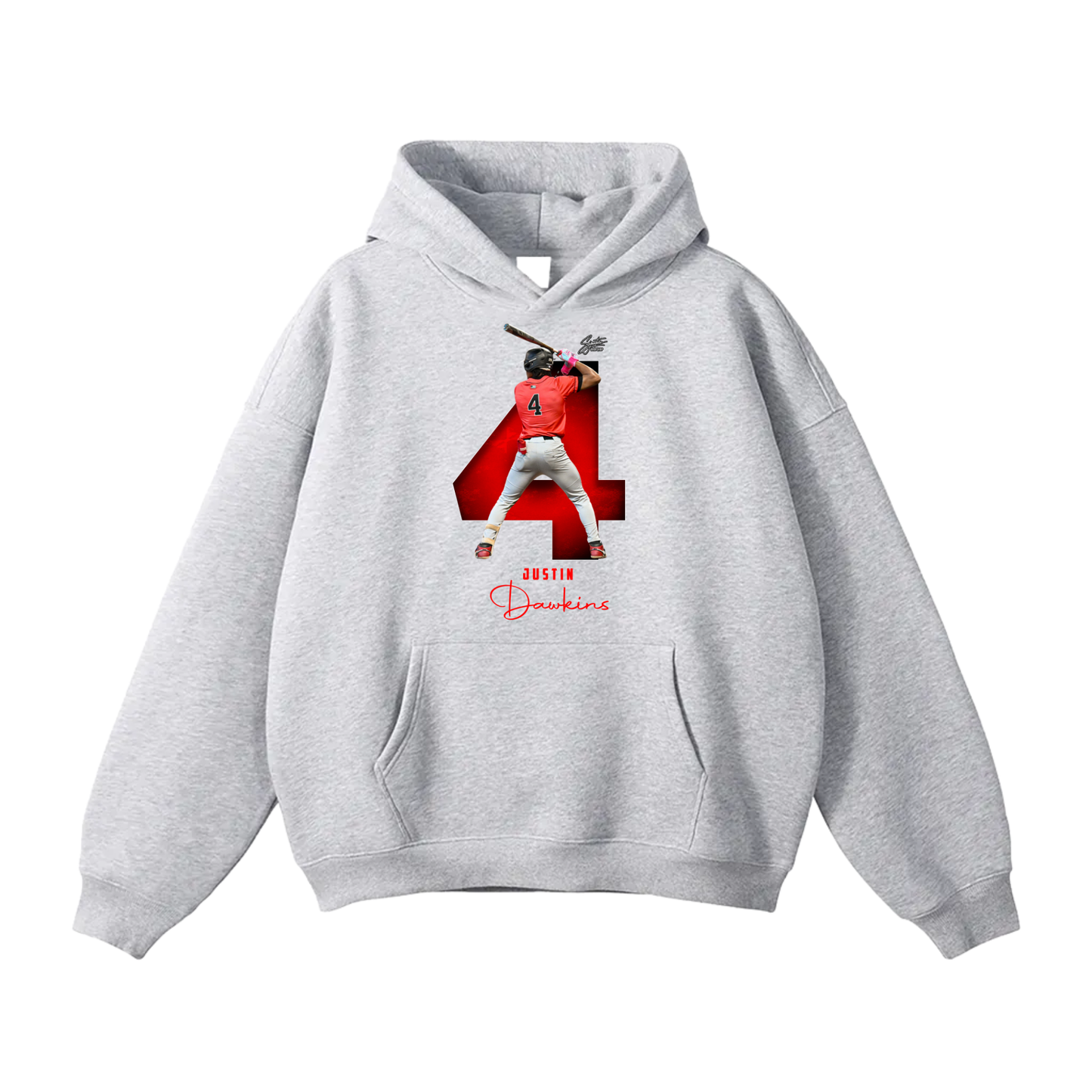 Justin Dawkins Oversize Fleeced Hoodie